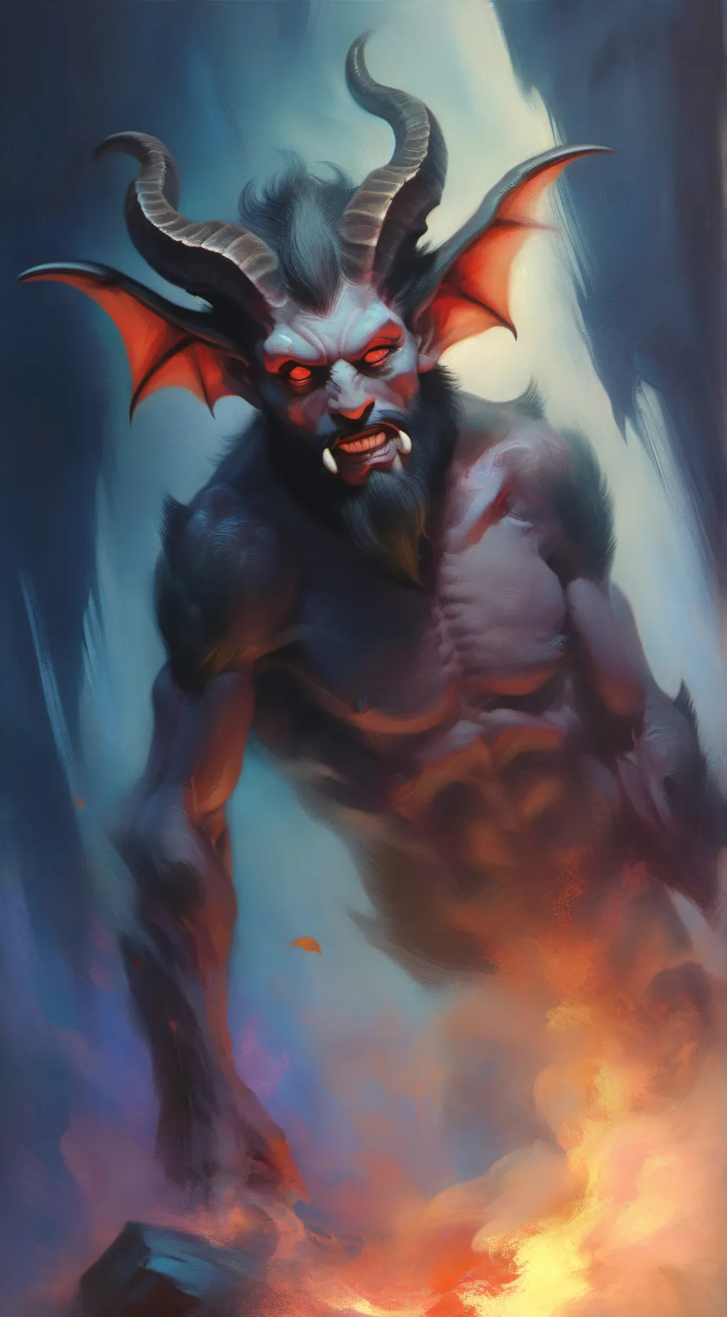 ai character: demon s background