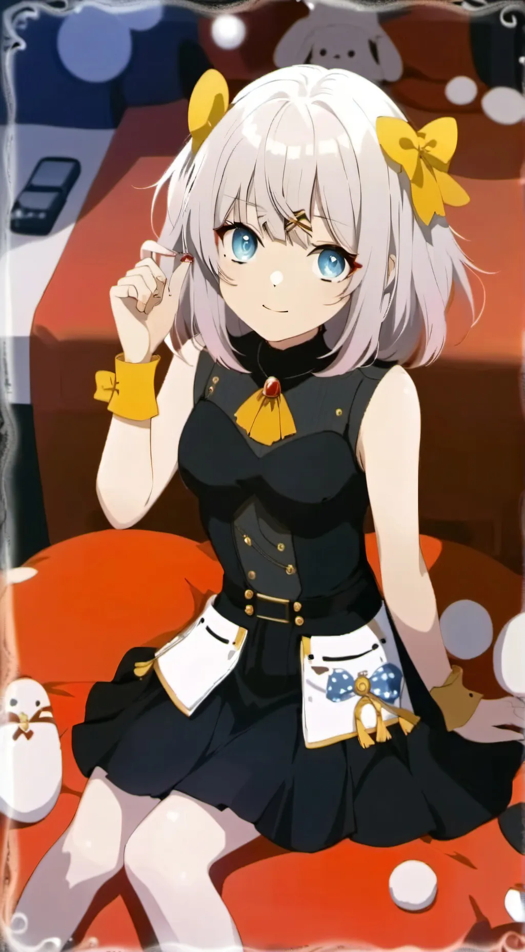 ai character: Tiny background