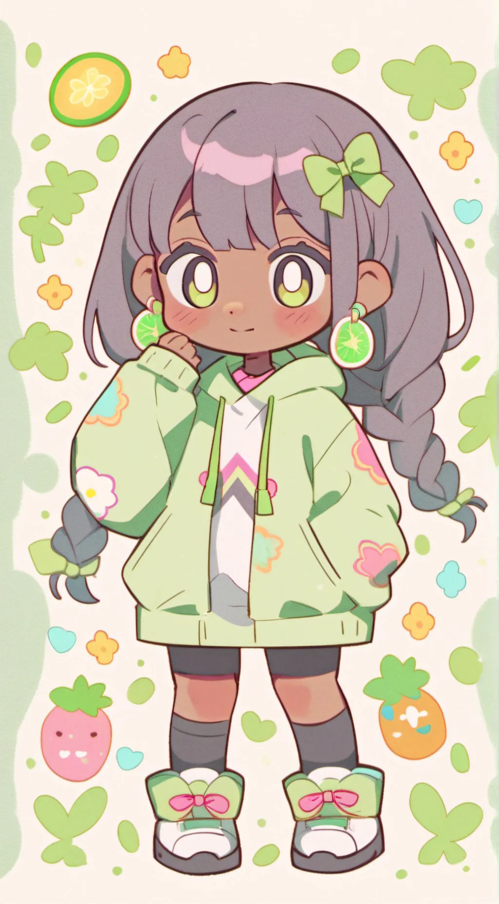 ai character: Crystal background