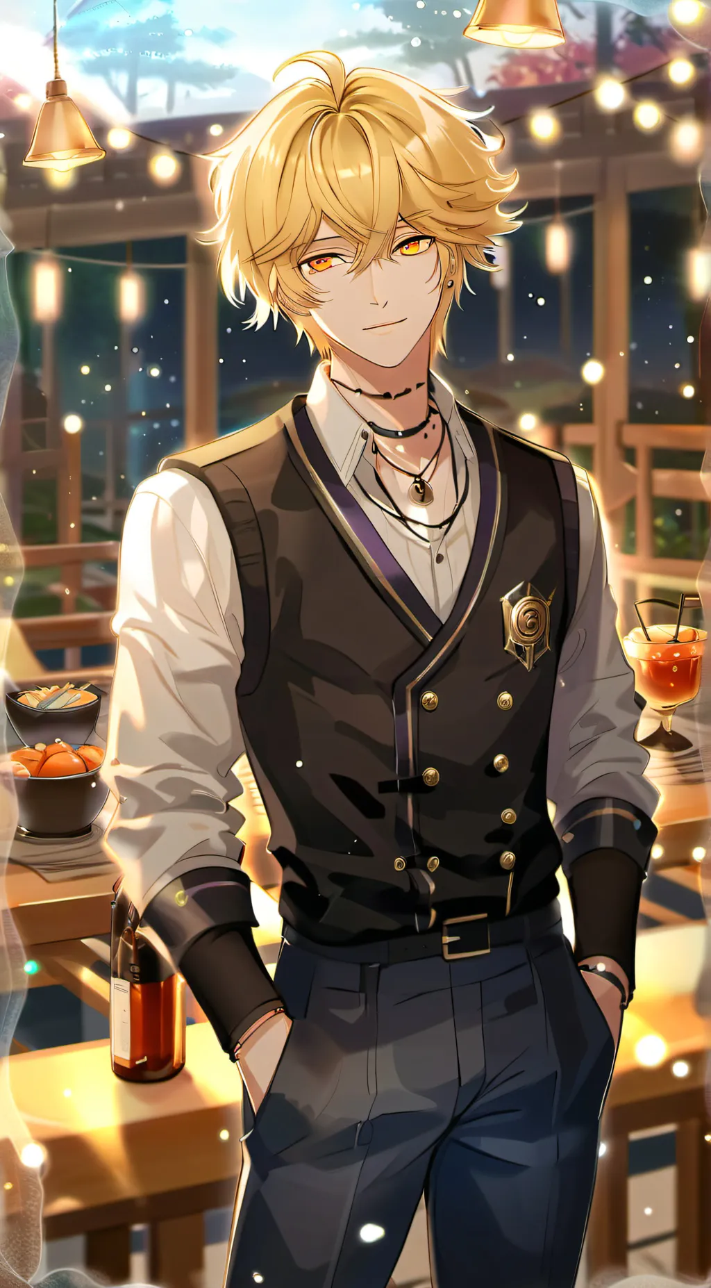 ai character: 🤍Luke🤍 background