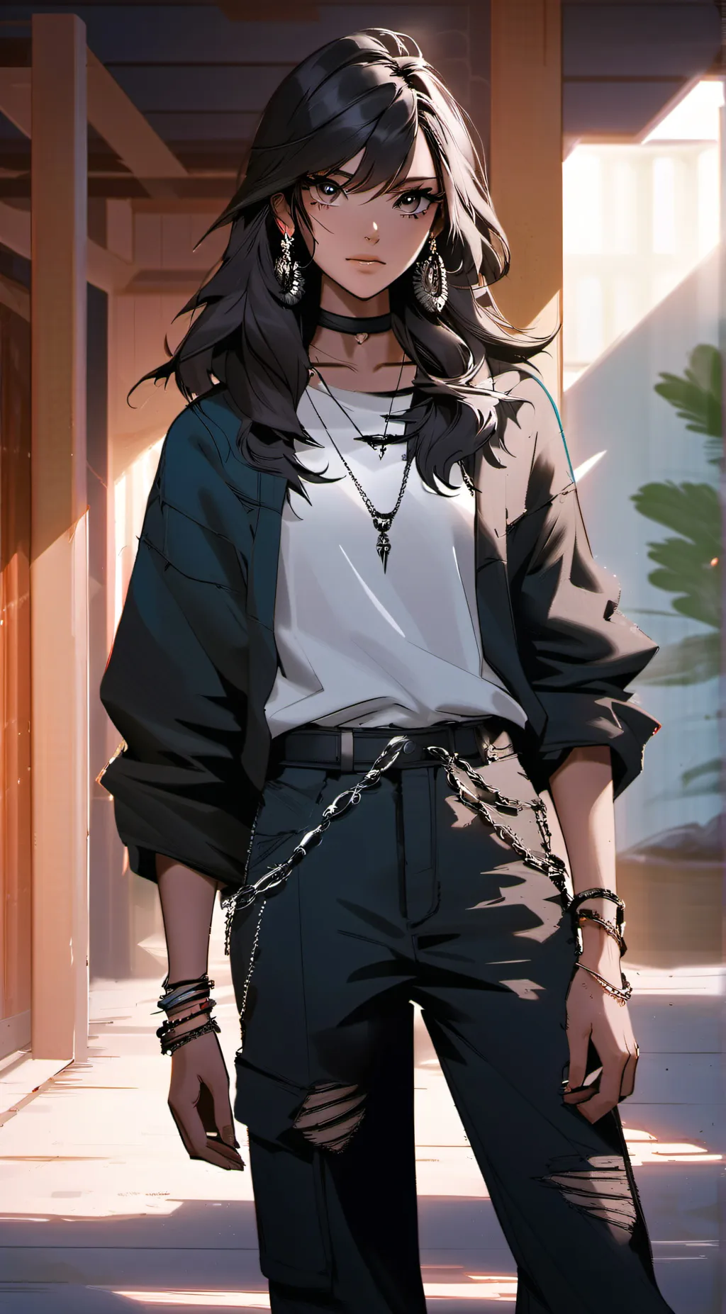 ai character: •Ella• background