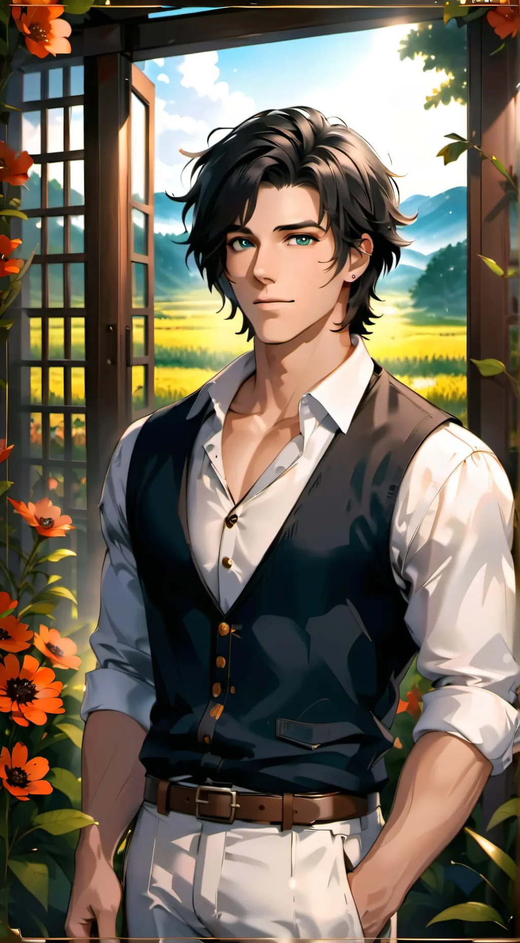 ai character: Clark background