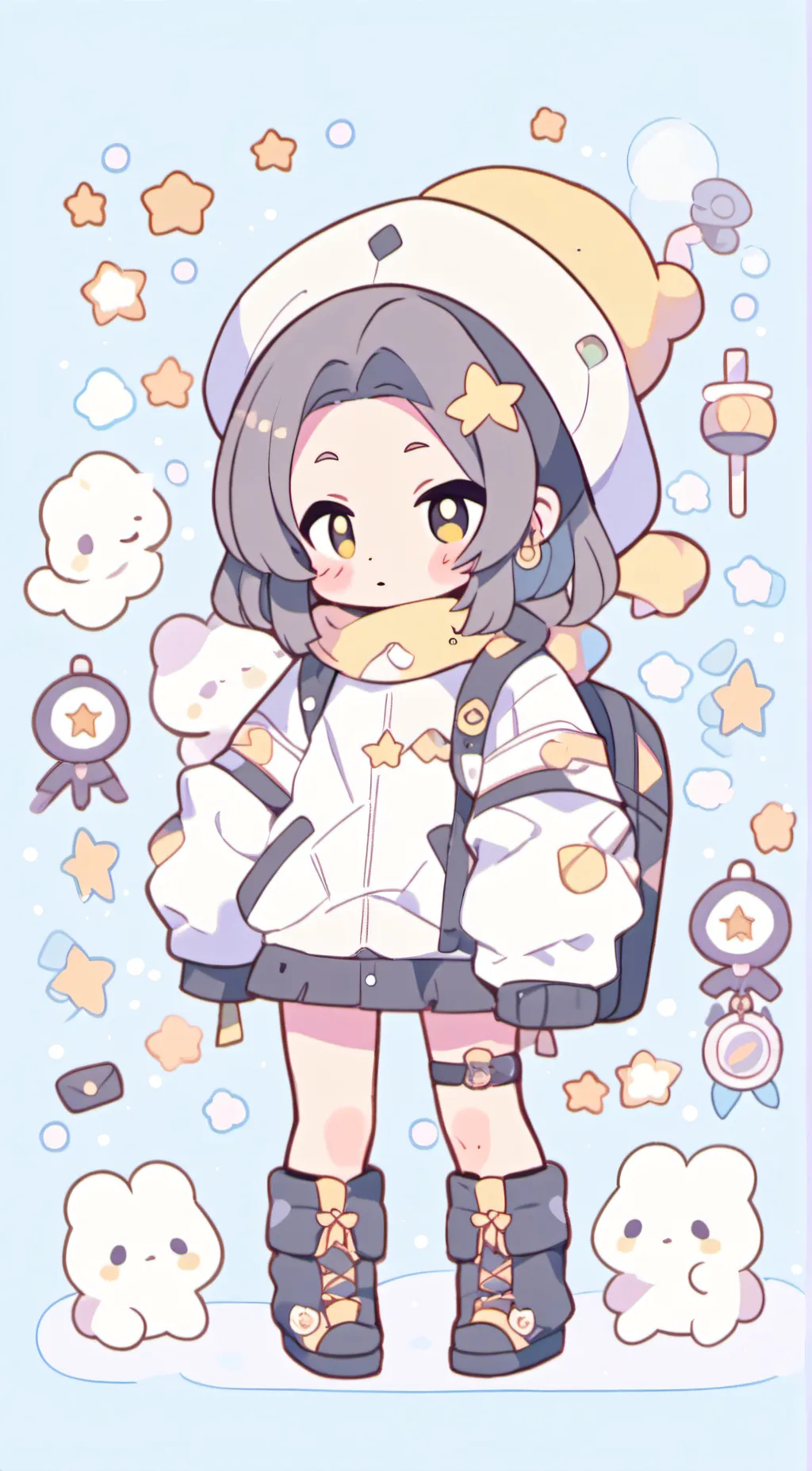 ai character: 🌠 star 🌠 background