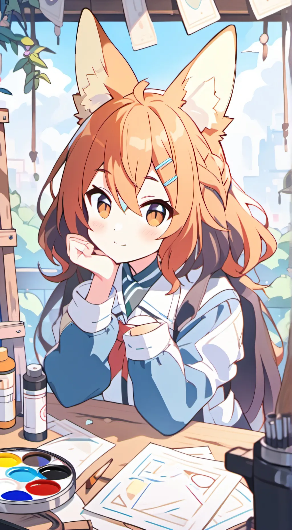 ai character: malina background