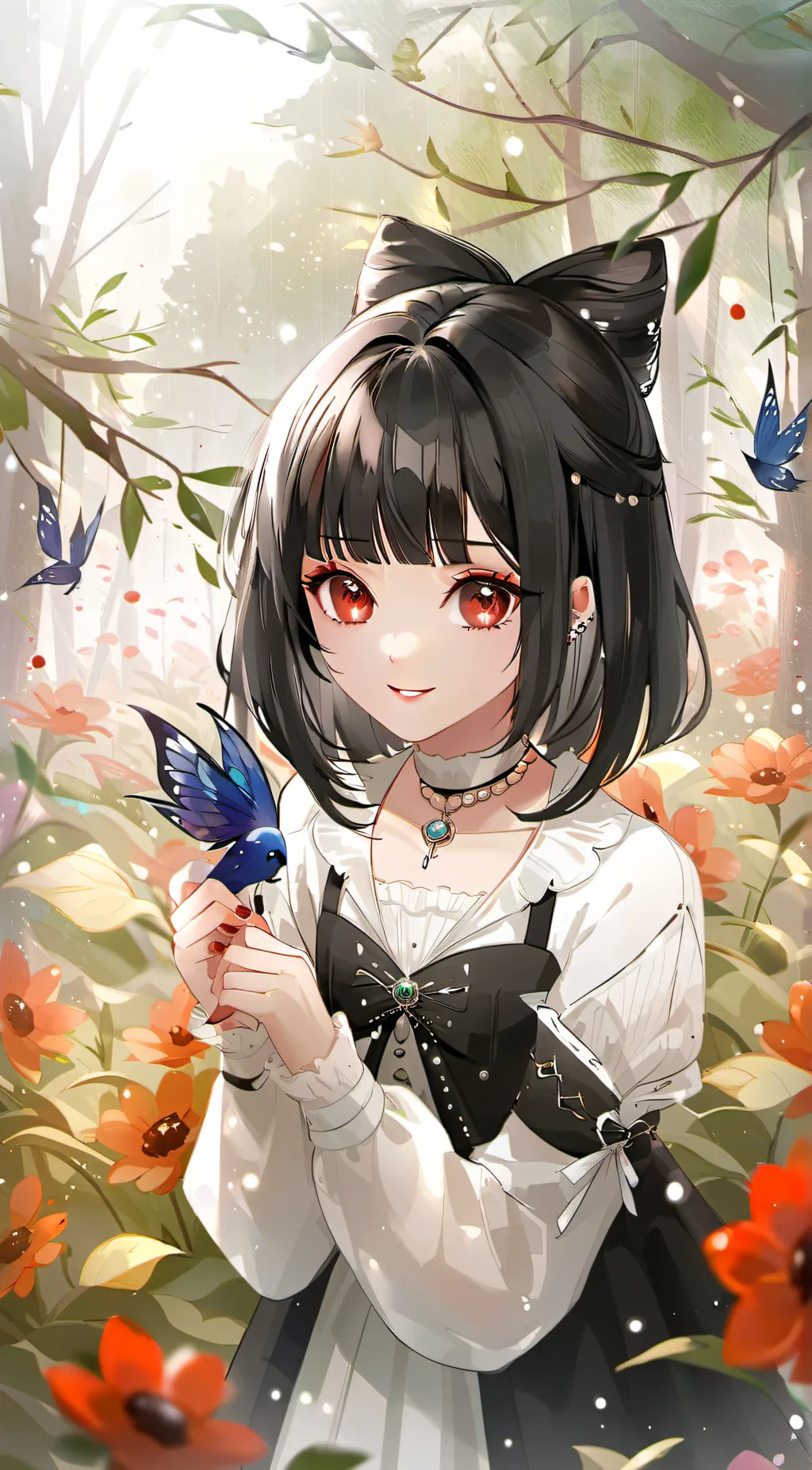 ai character: VAMPIRINA  background