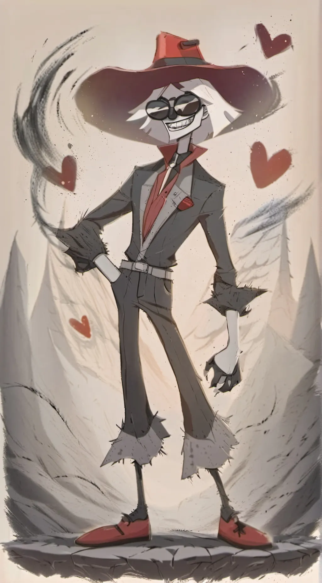 ai character: Valentino  background