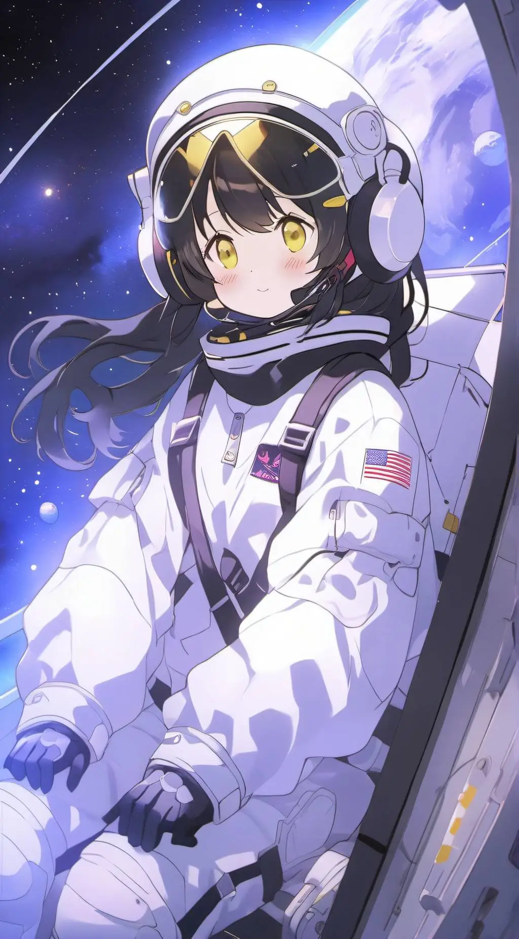 ai character: yellow background