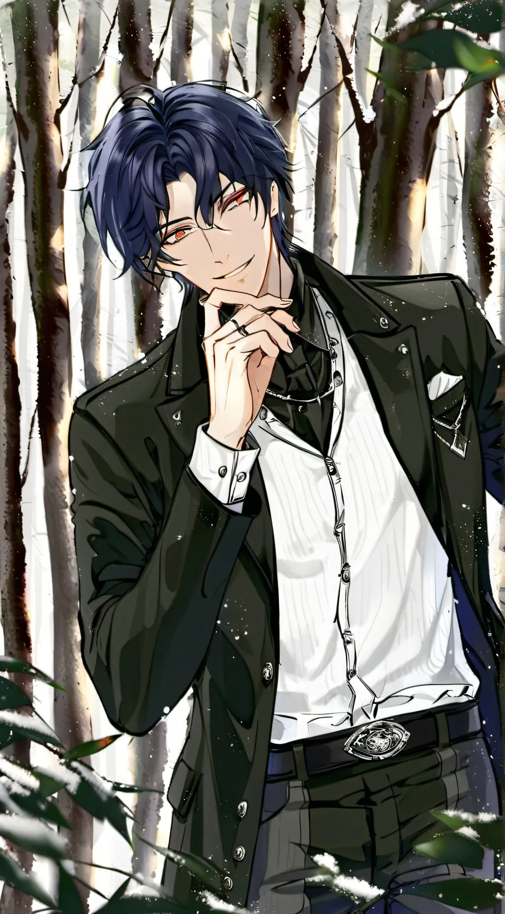 ai character: Enzo  background