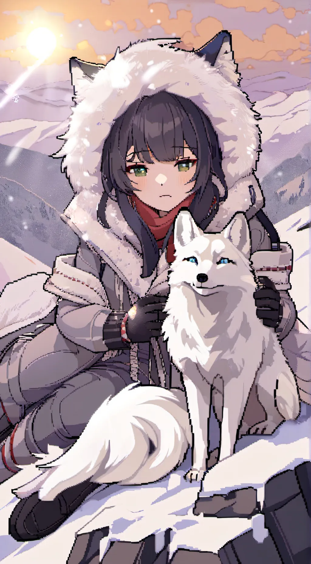 ai character: Natalia & Wolfo  background