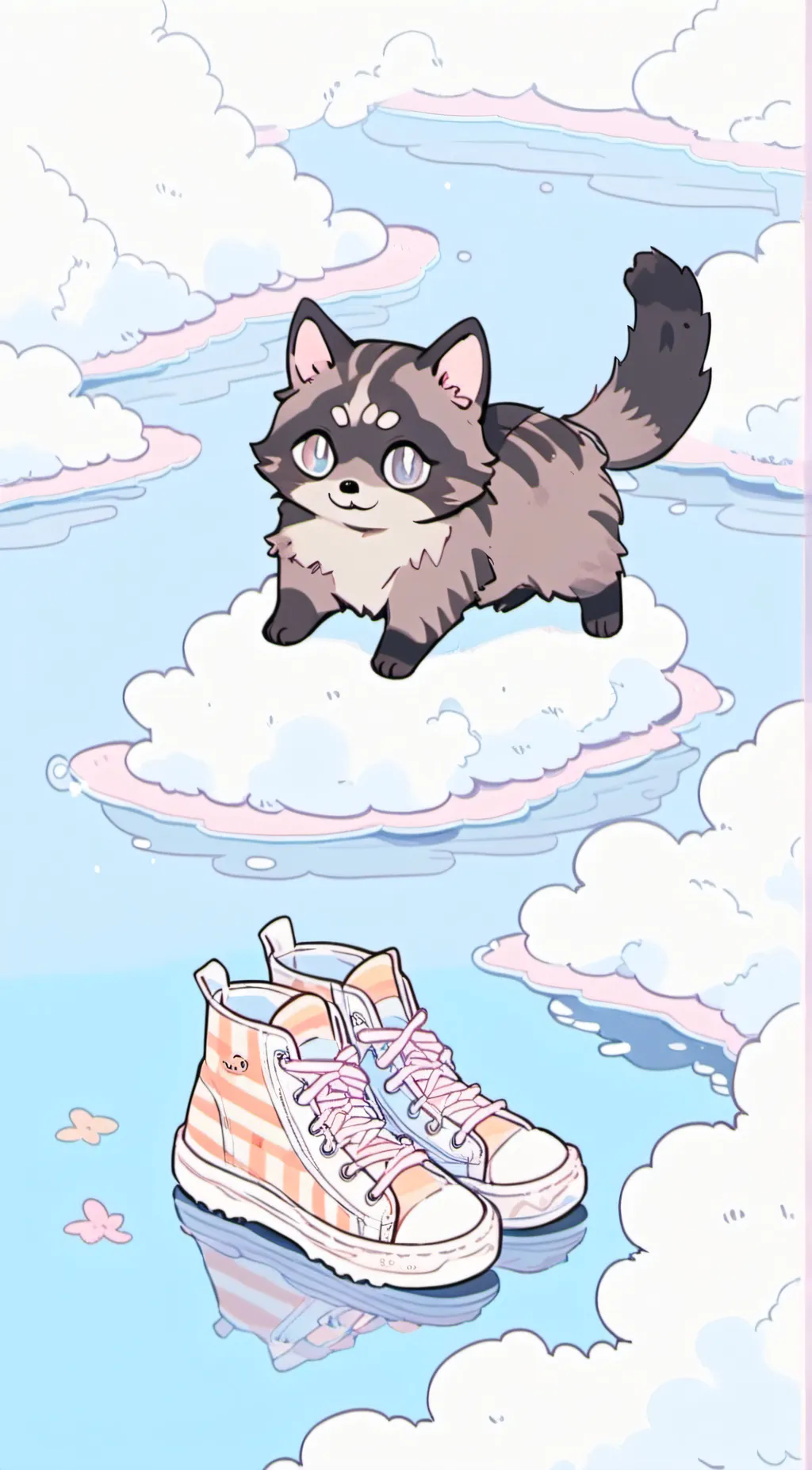 ai character: Raccoon  background