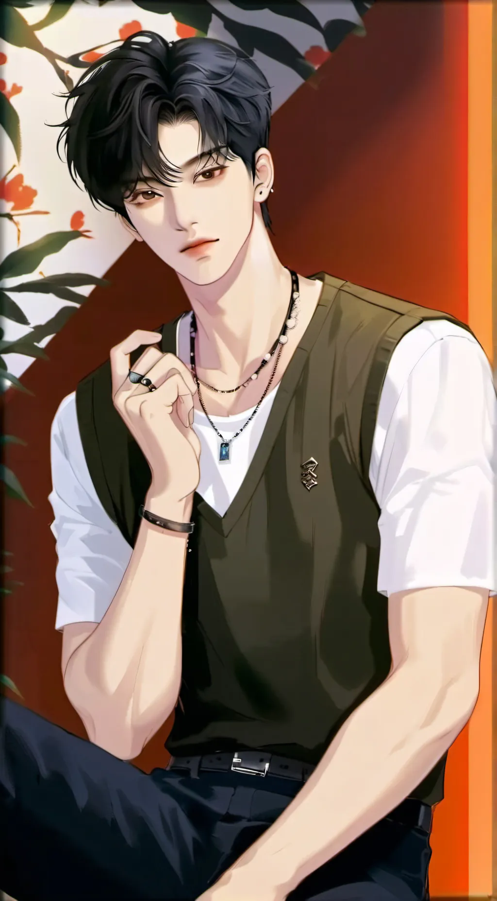 ai character: Leo background