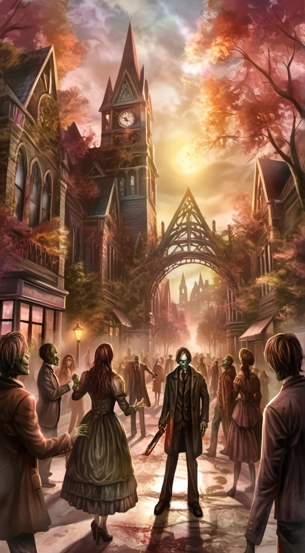 ai character: magic plague RPG  background