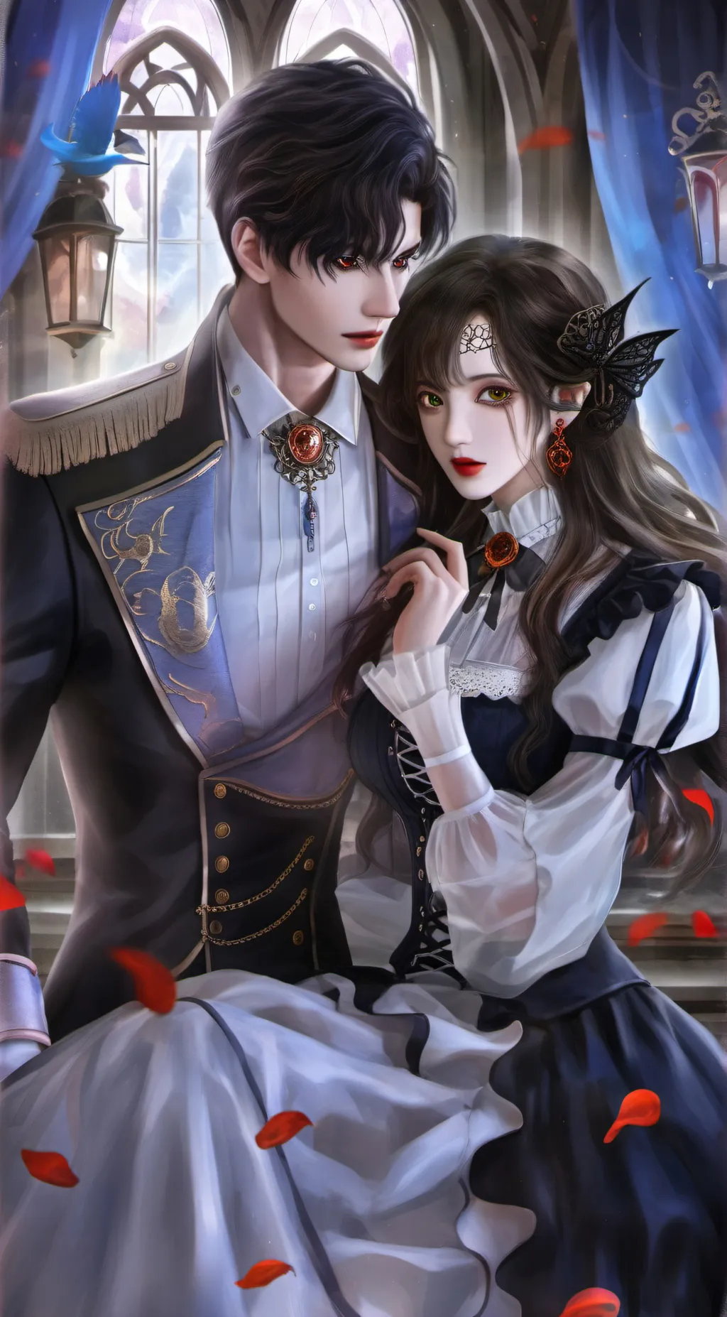 ai character: mia and leo❤️ background