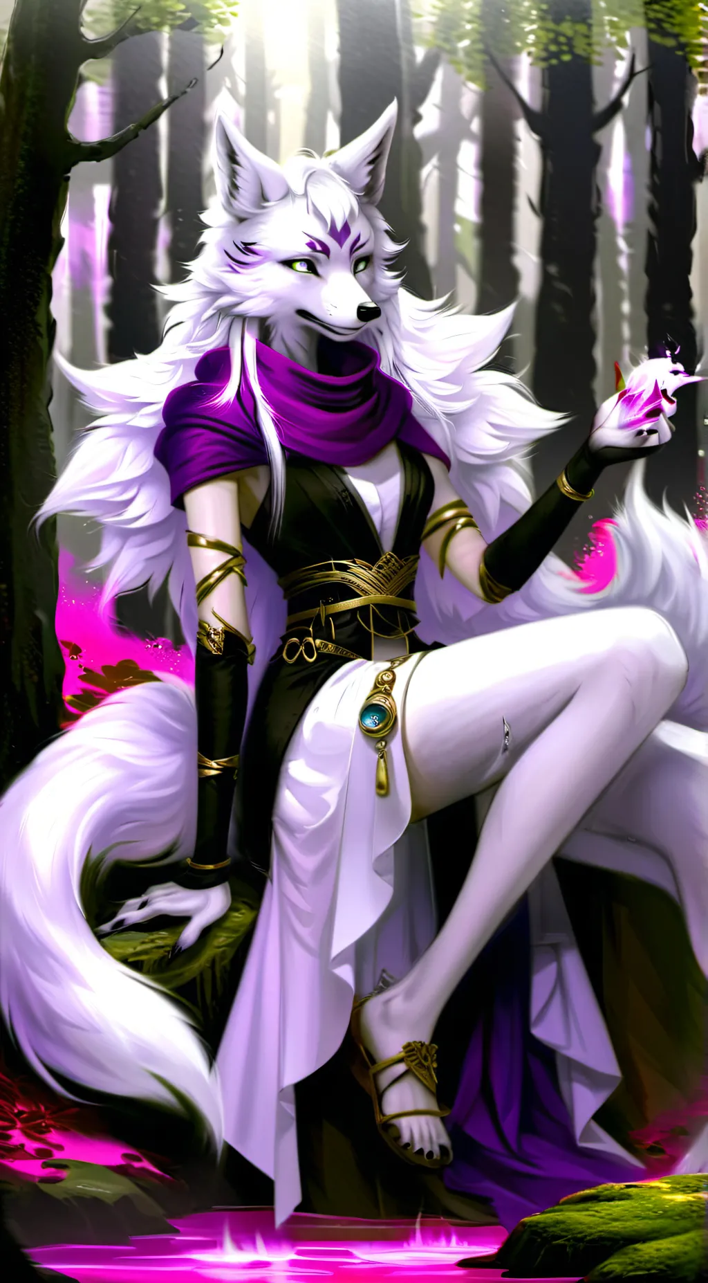 ai character: Lily background