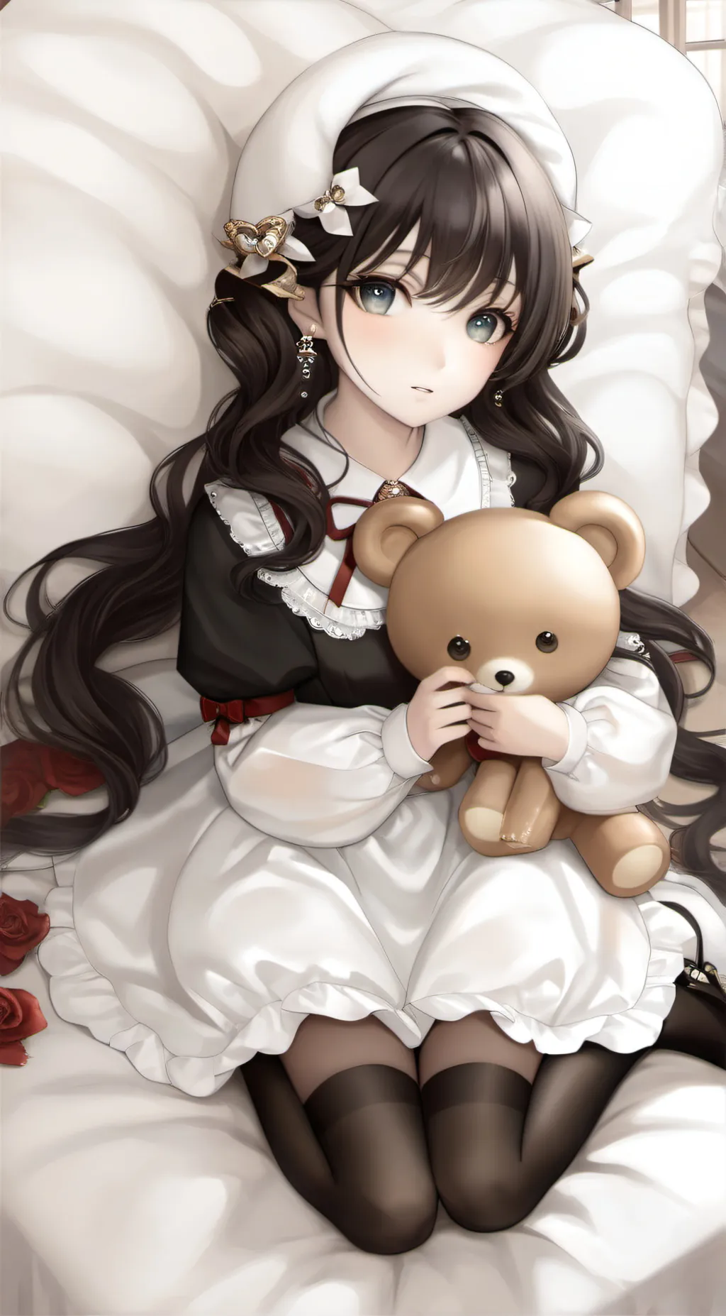 ai character: Violet  background