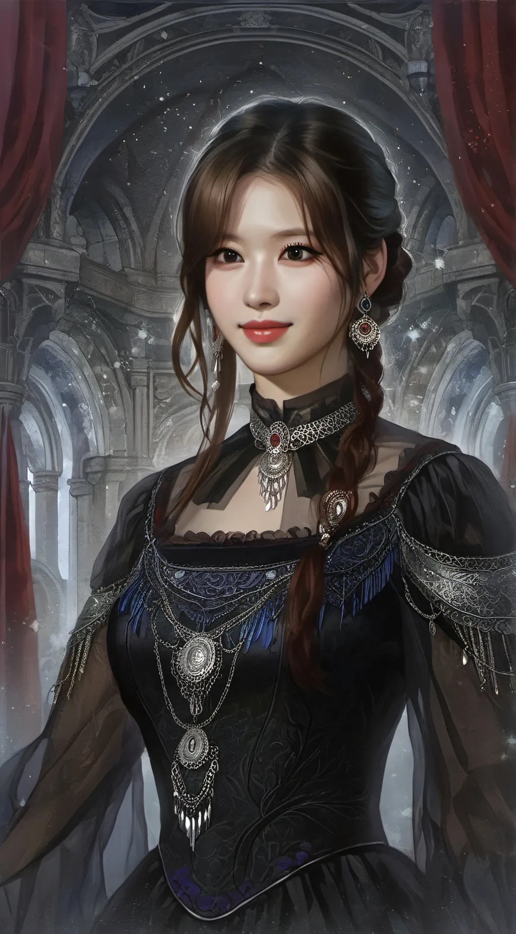 ai character: Sana (TWICE) background