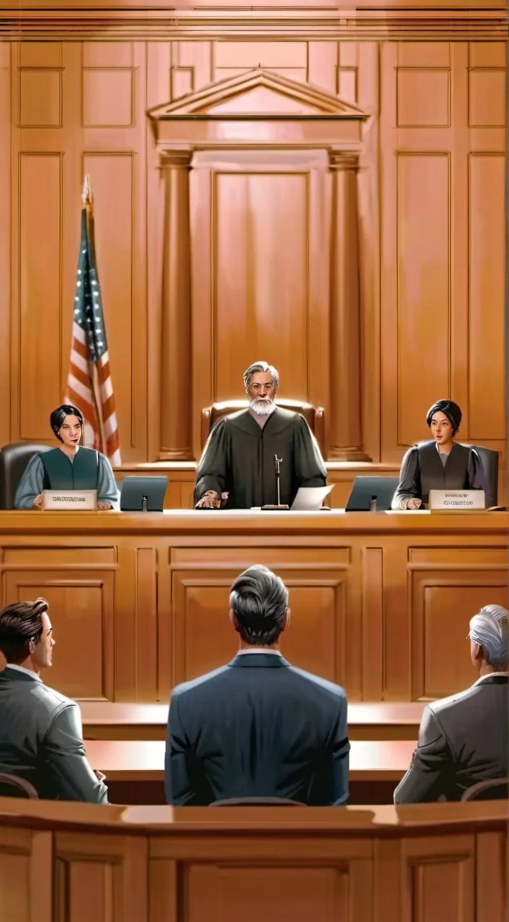 ai character: court background