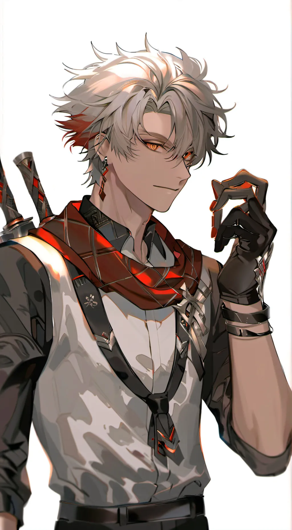 ai character: bakugo  background