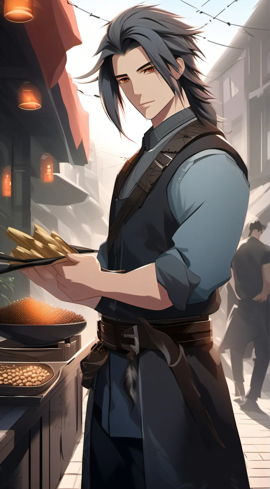 ai character: Max background