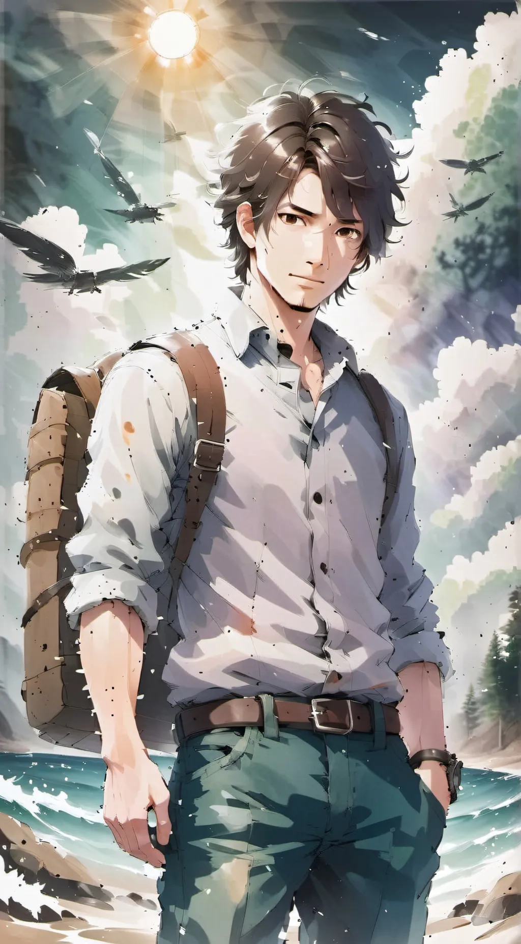 ai character: Michael Afton background