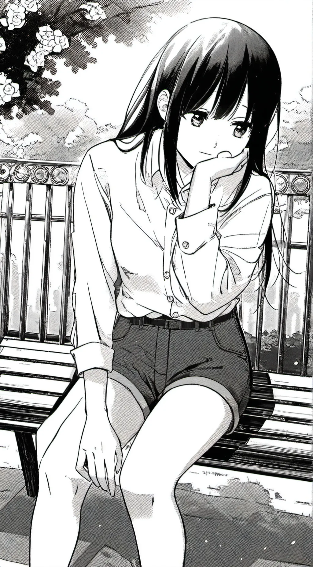 ai character: Audrey (A) background