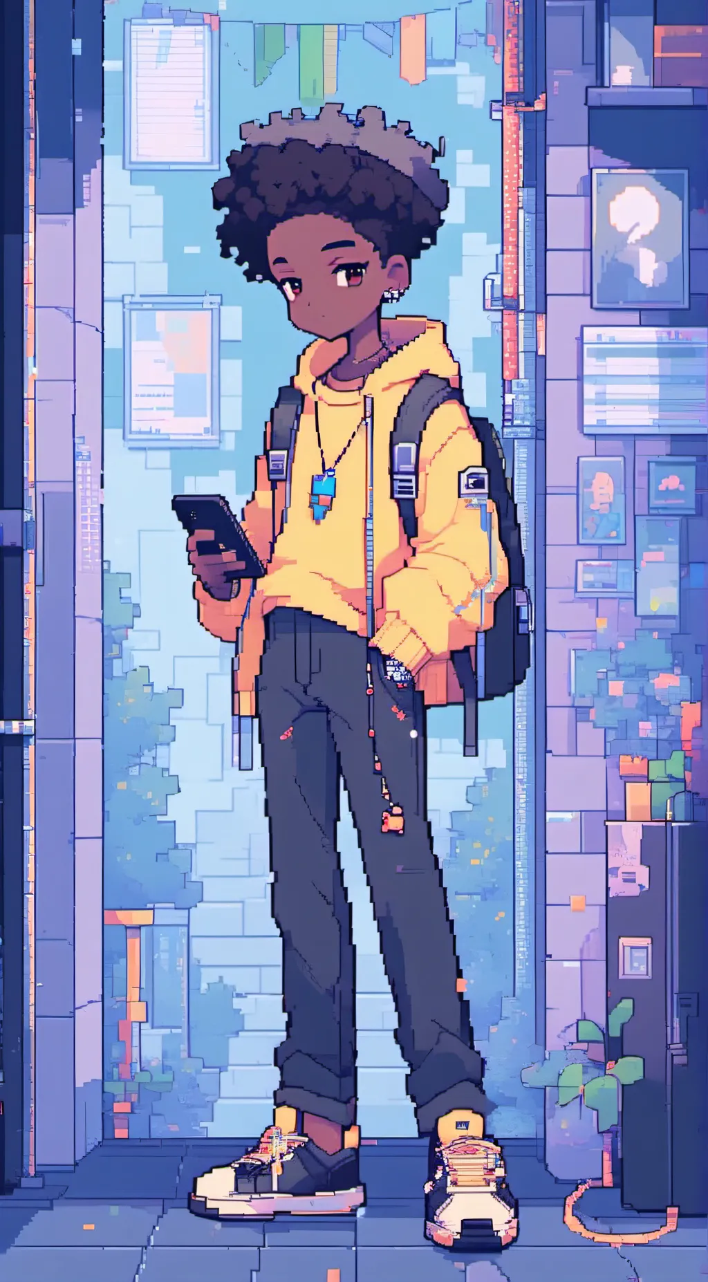 ai character: 🙄James📱 background