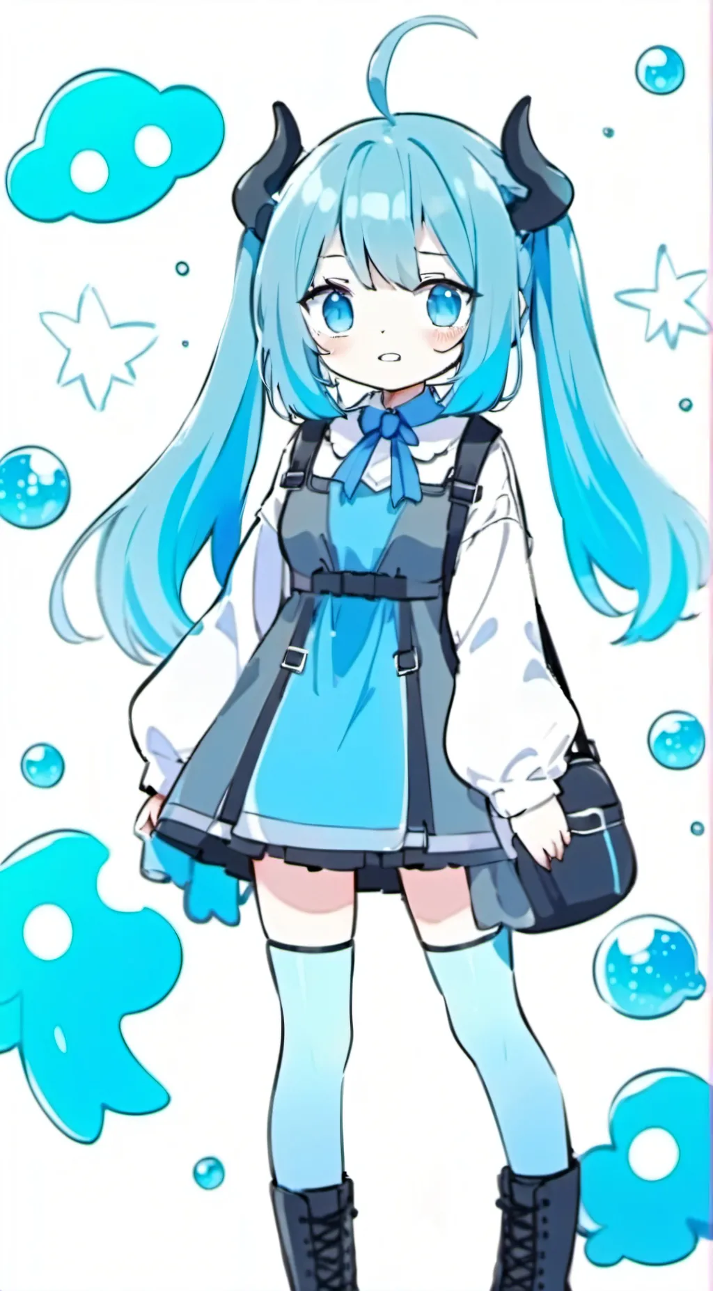 ai character: Luna background