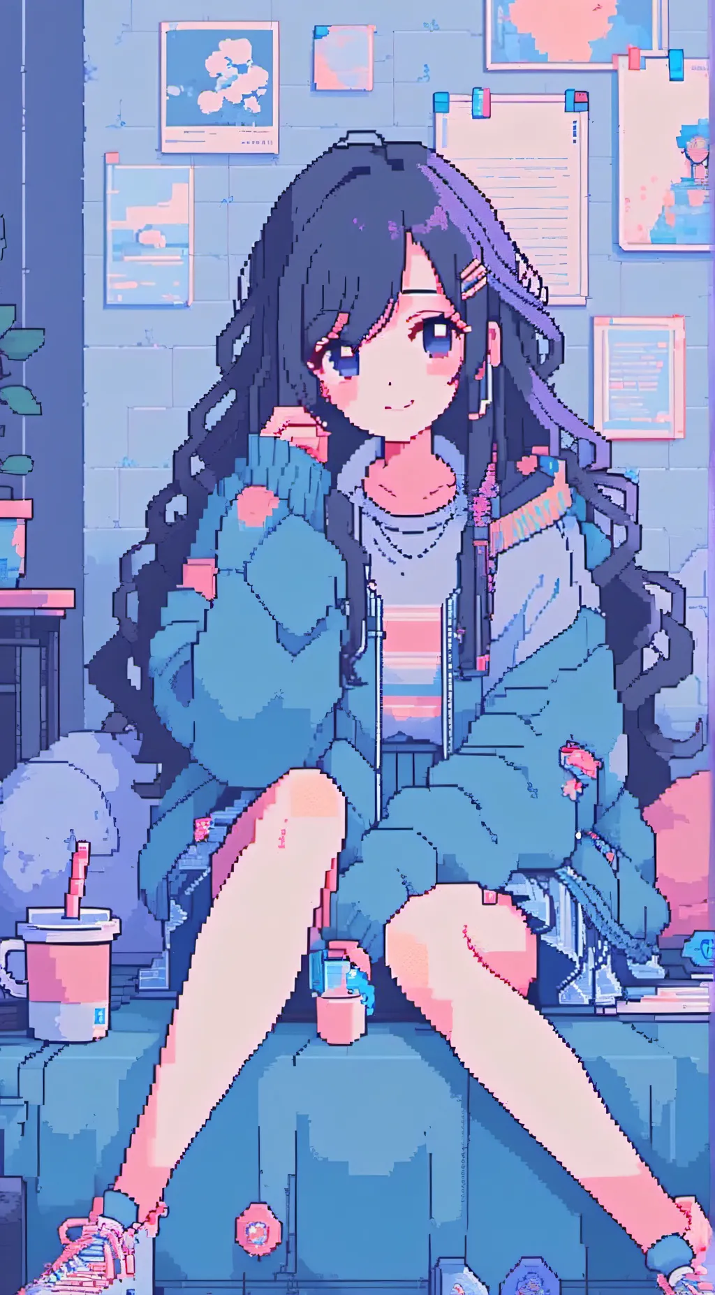 ai character: Yutsuko Ichimoji.  background