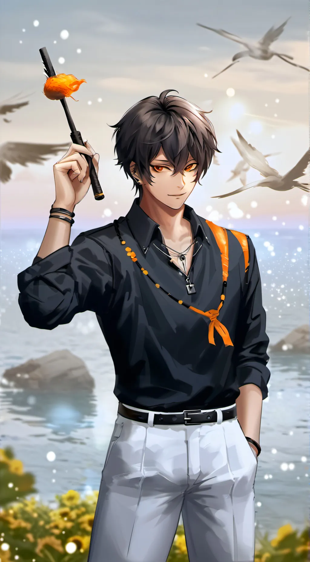 ai character: gleen background