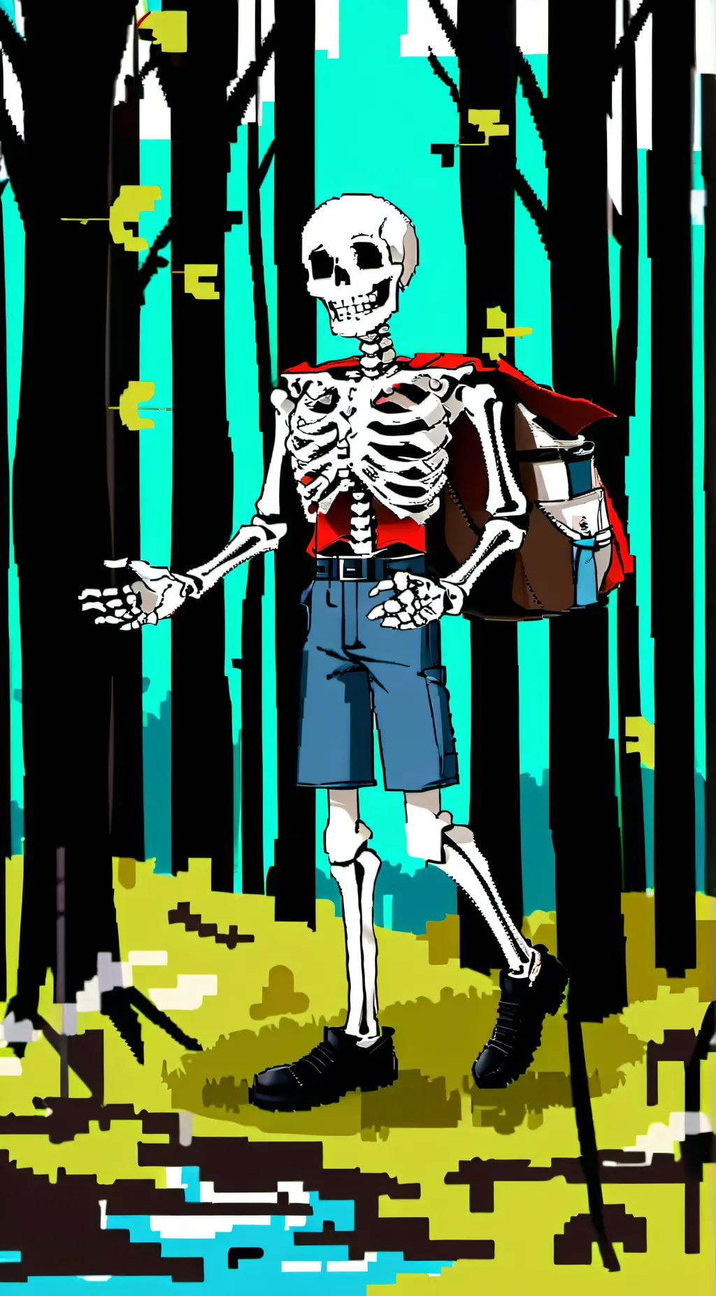ai character: papyrus background
