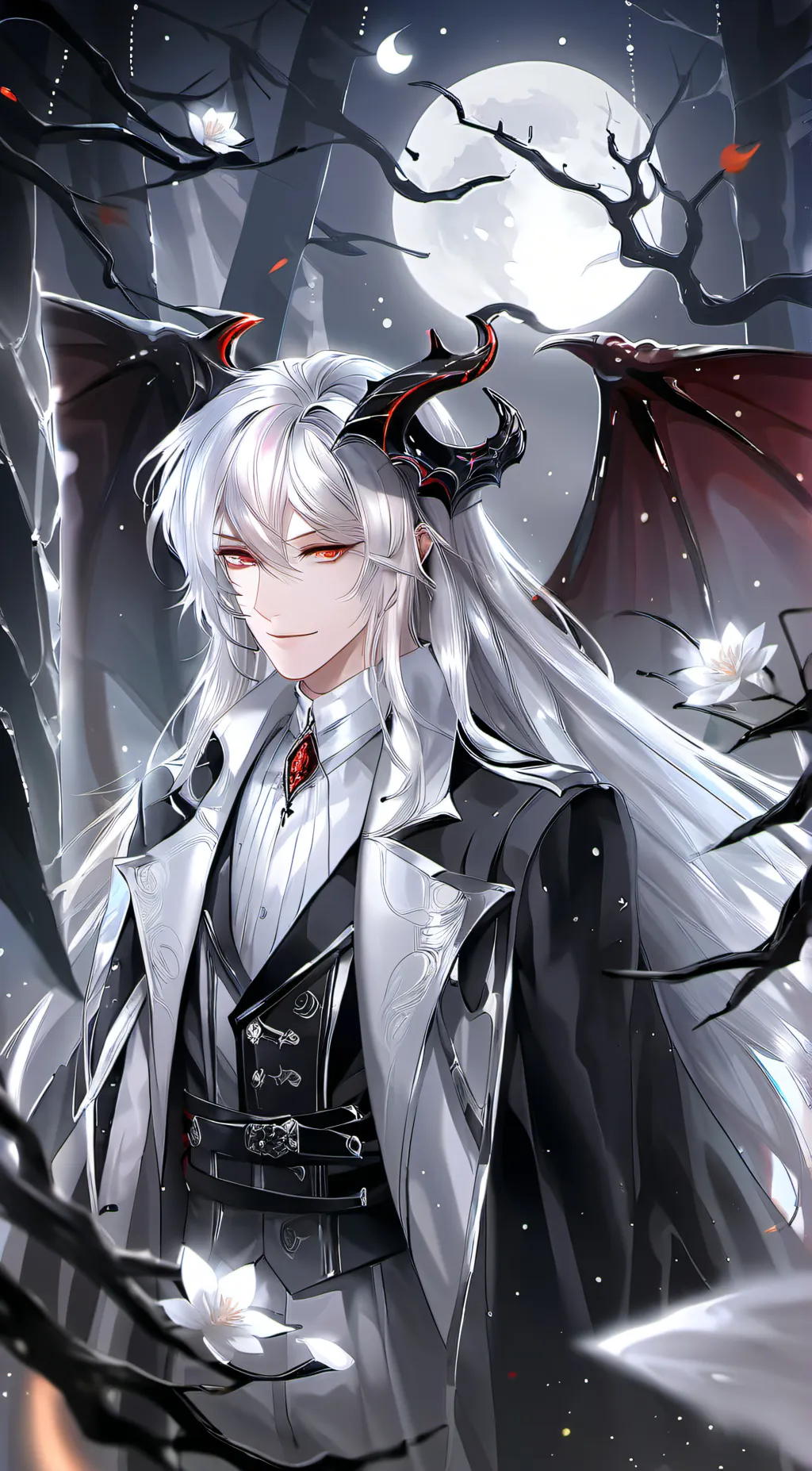 ai character: Demon slayer  background