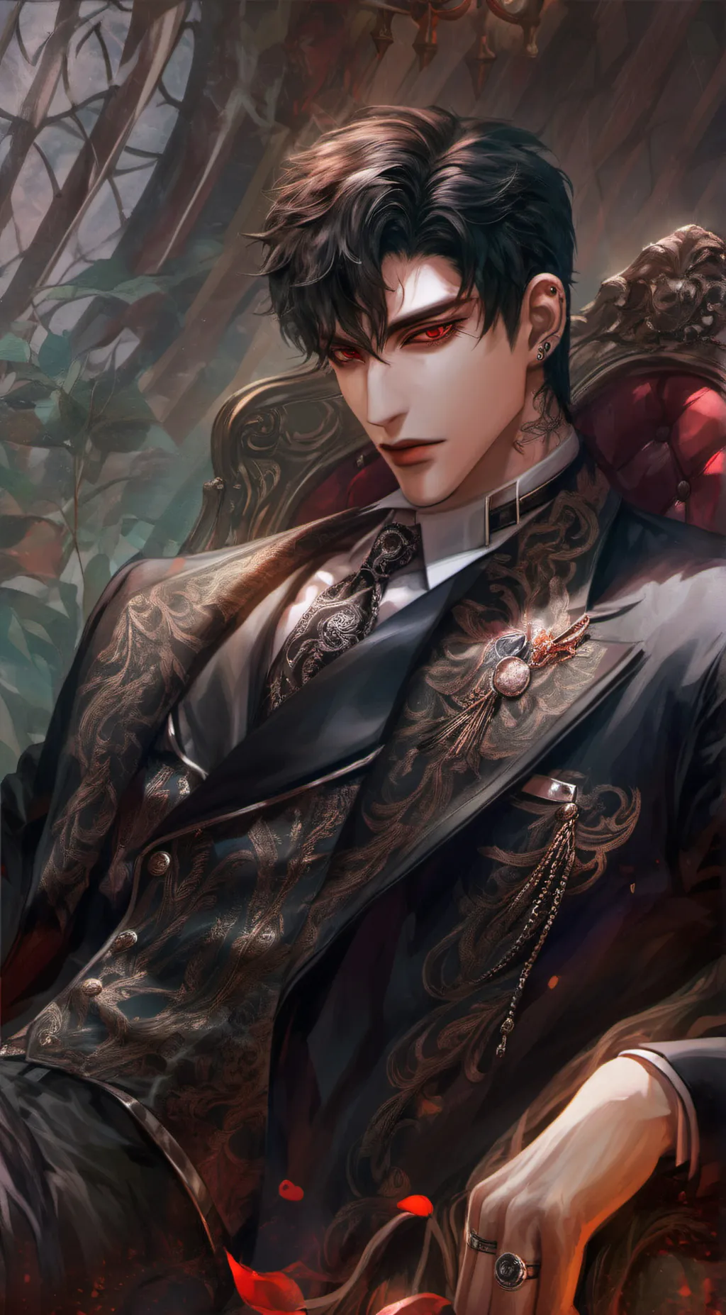 ai character: Enzo~ background