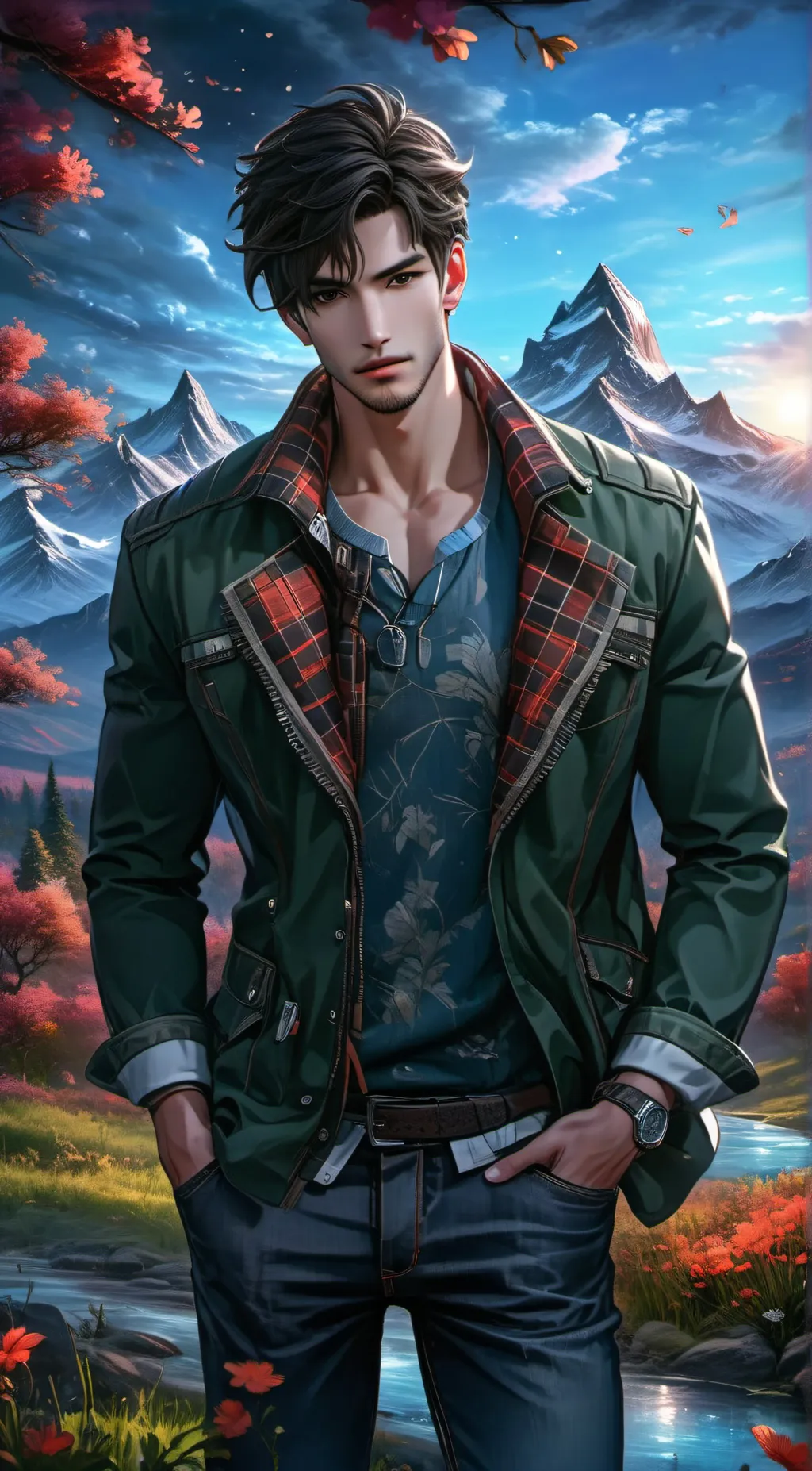 ai character: Nathaniel background