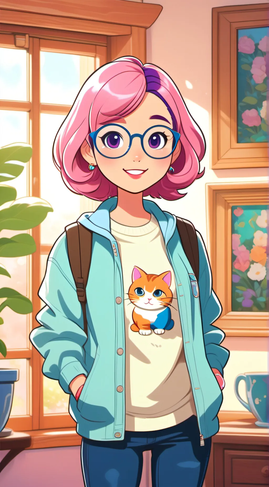 ai character: Natsume Zee background