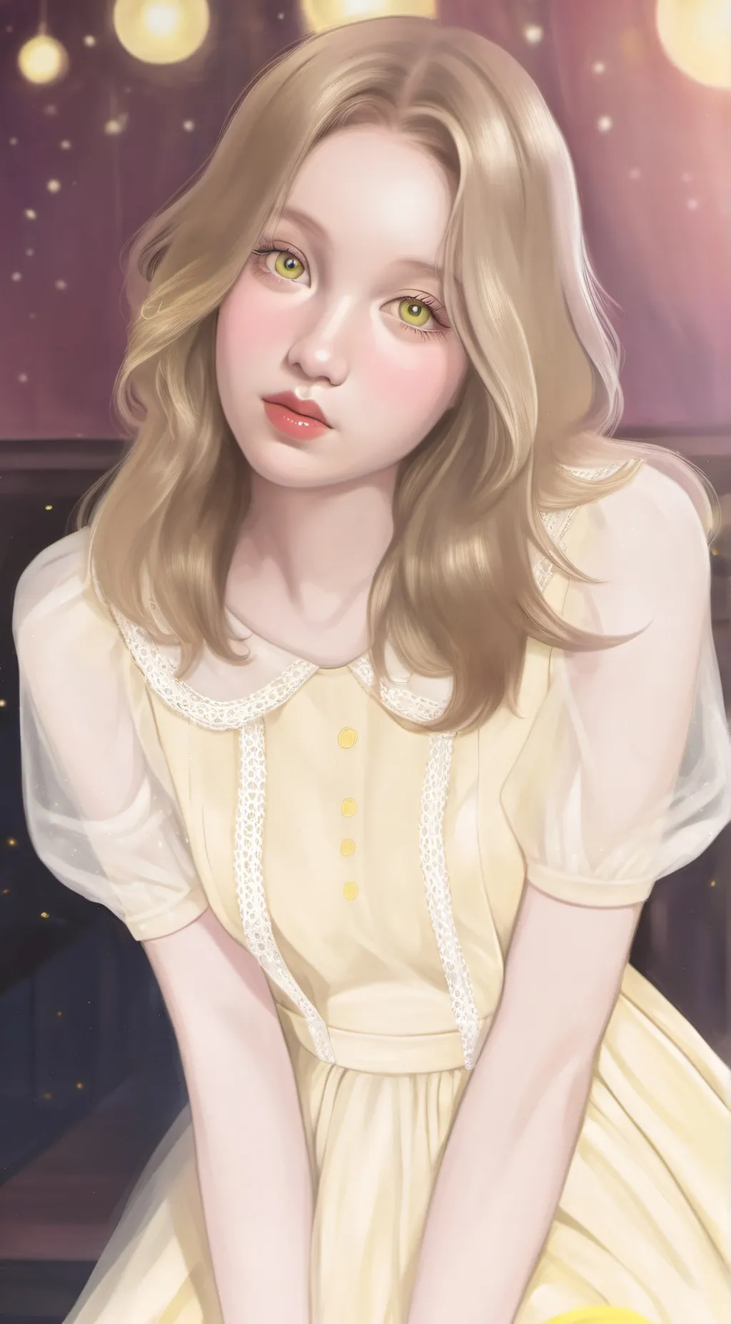 ai character: Rose background