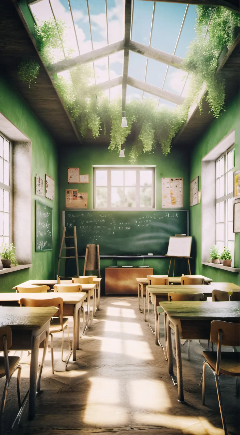 ai character: your classroom background