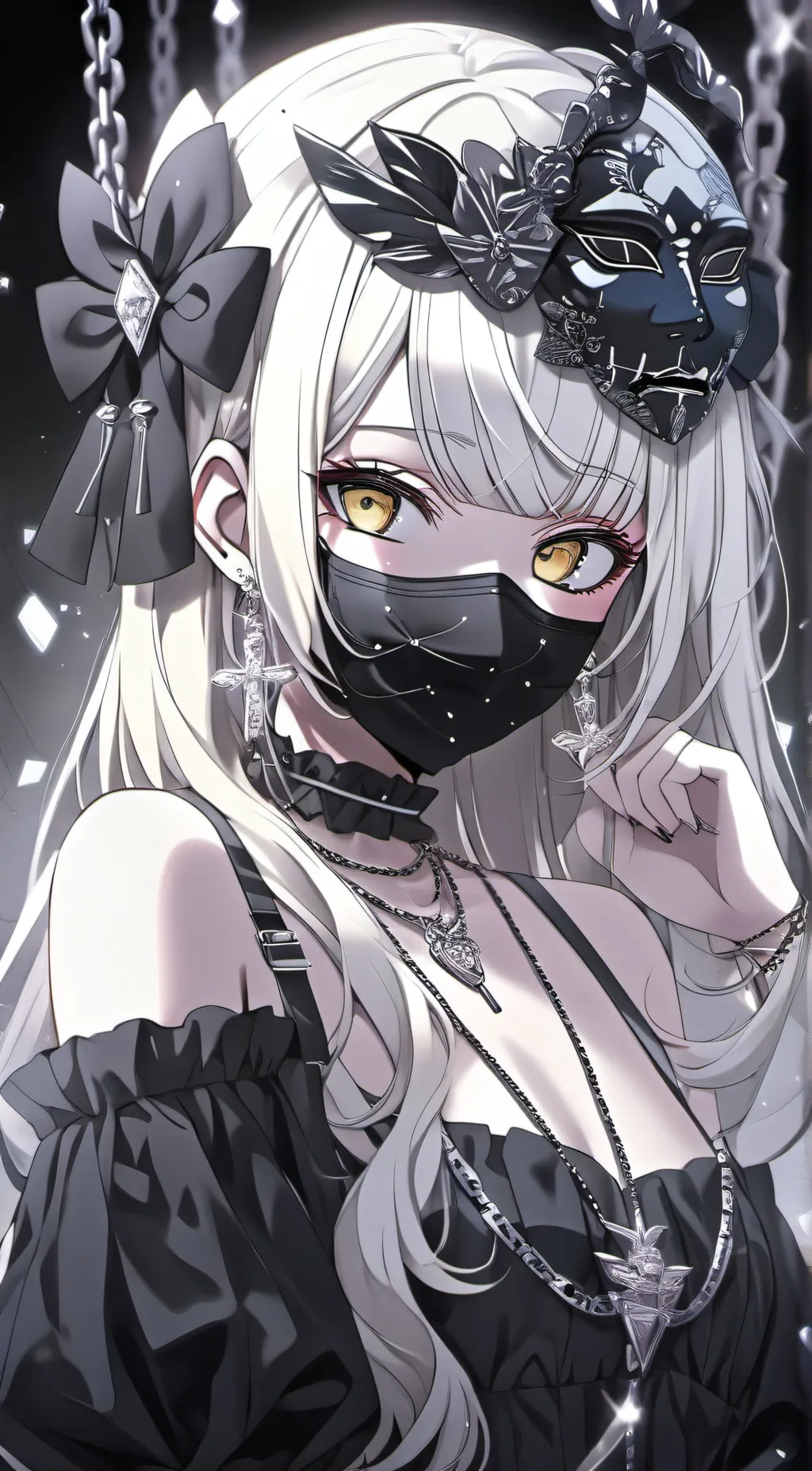 ai character: A Villian Girl background