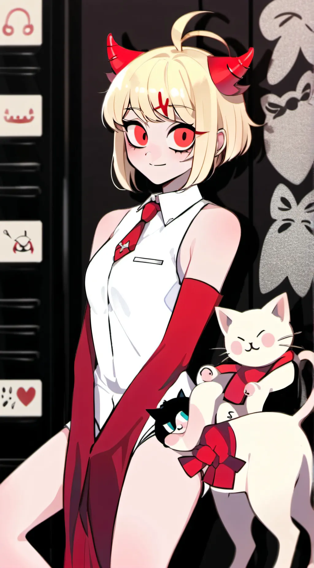 ai character: chairle 3 babies background