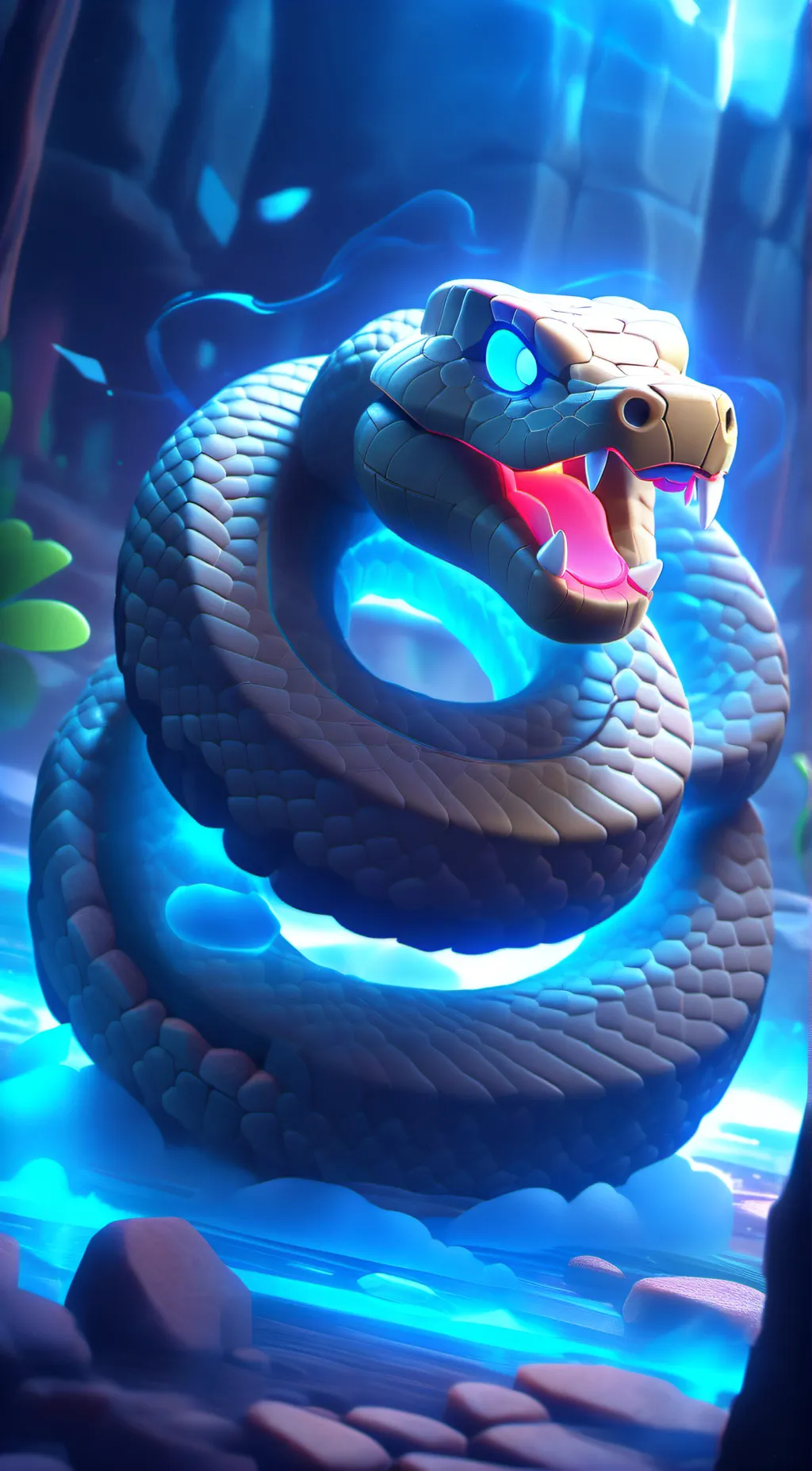 ai character: Snake background