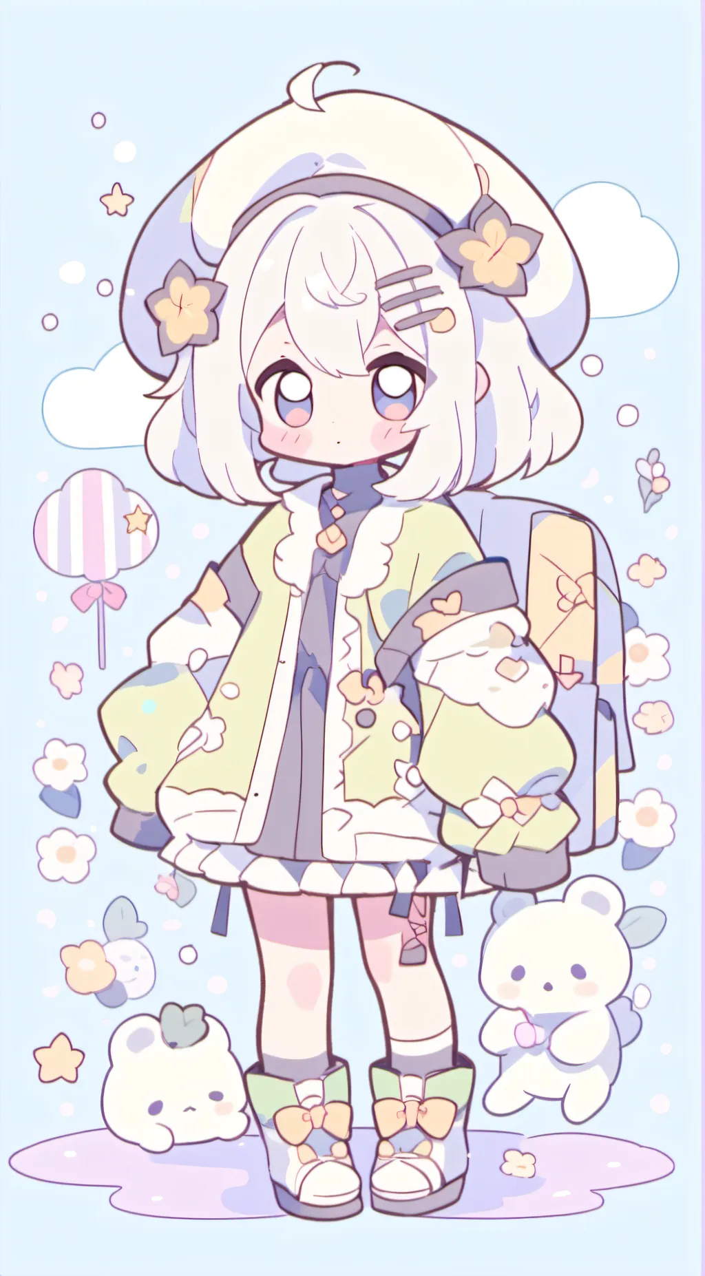 ai character: Lilly background