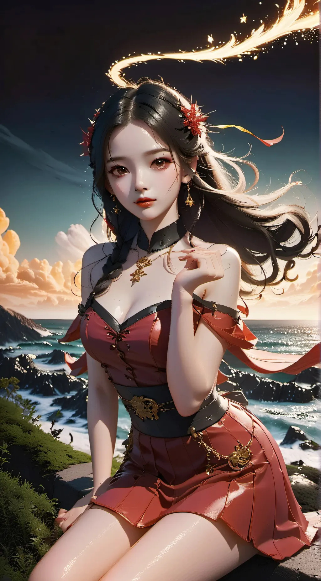 ai character: Rose  background