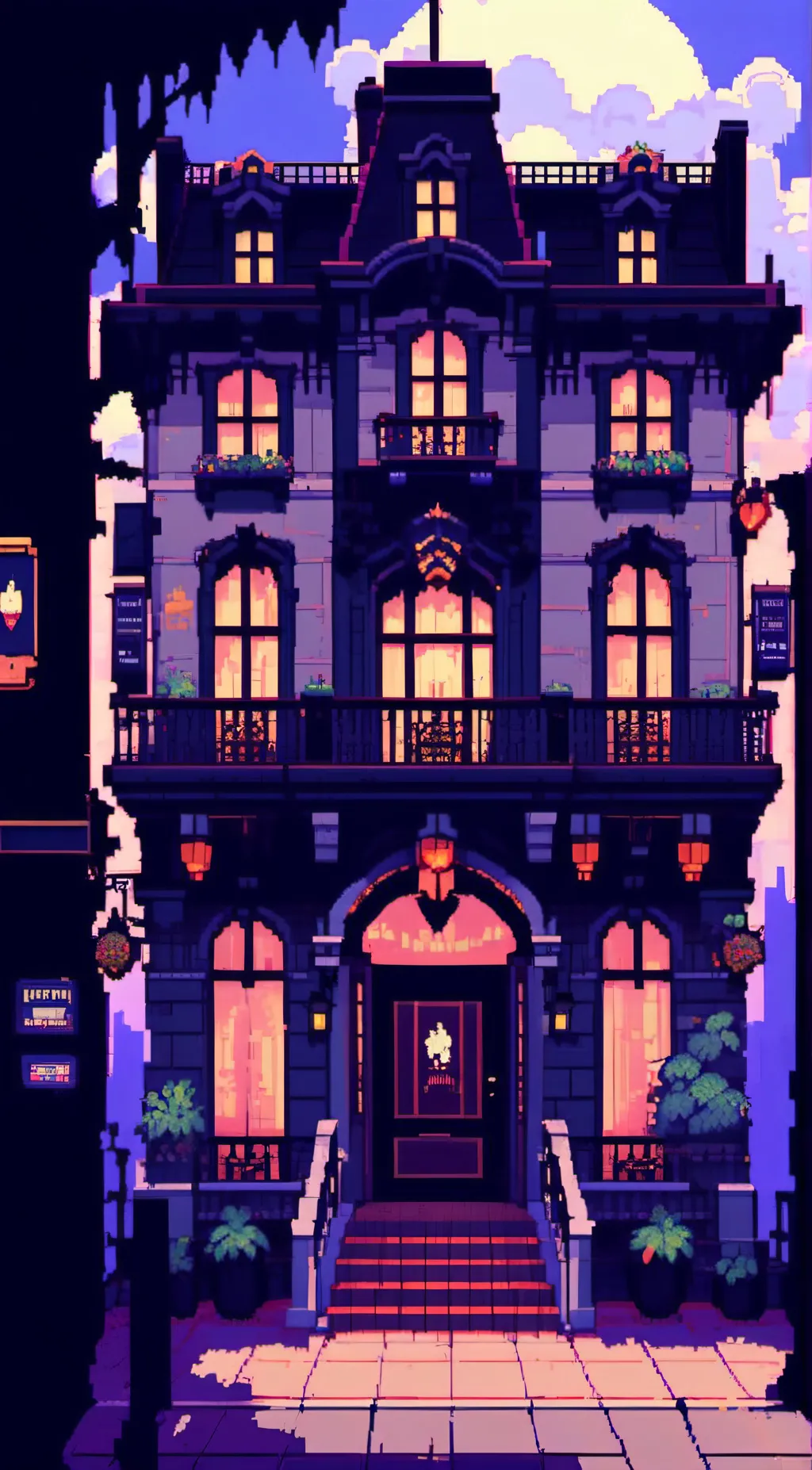 ai character: Hazbin hotel background