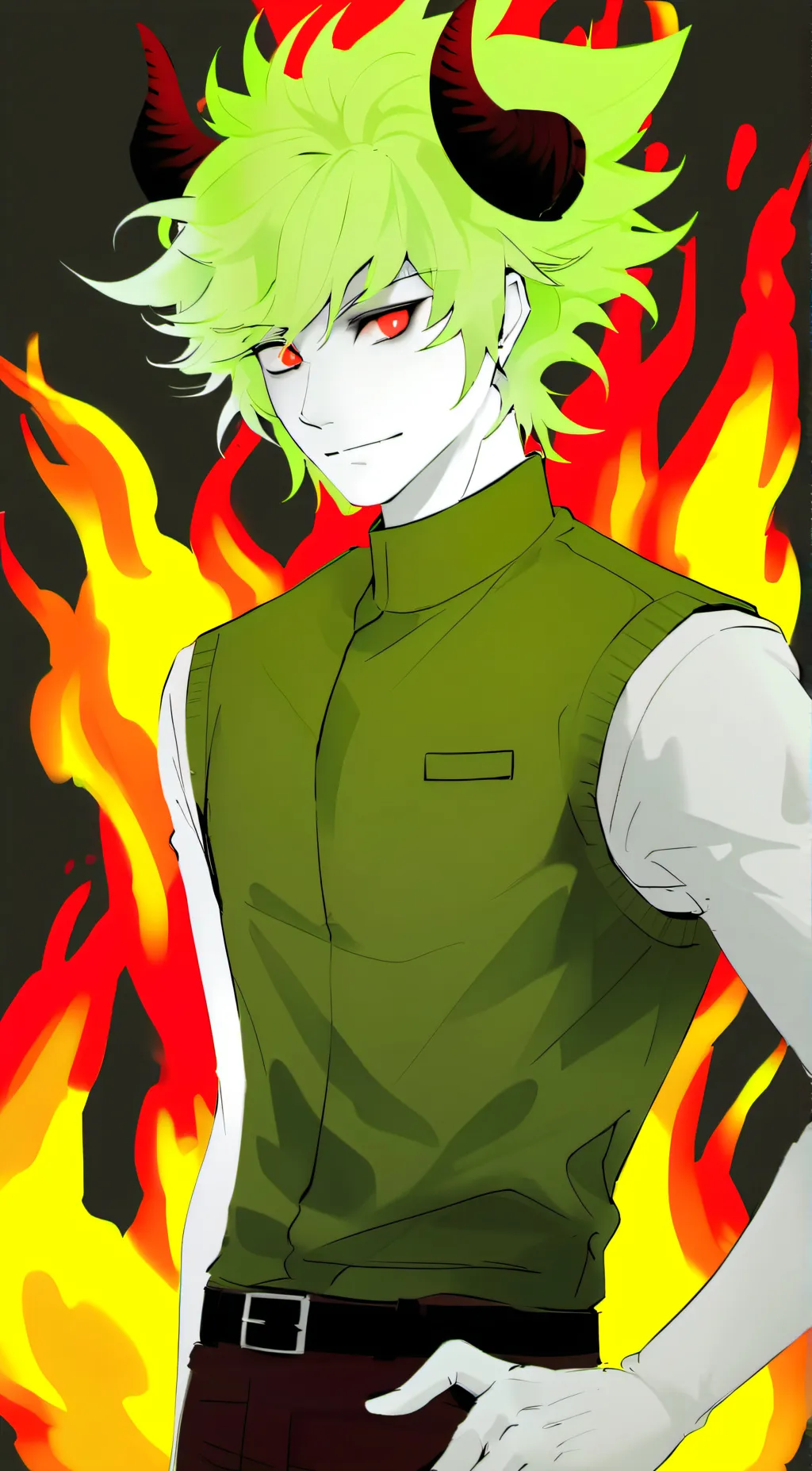 ai character: Hellfire background