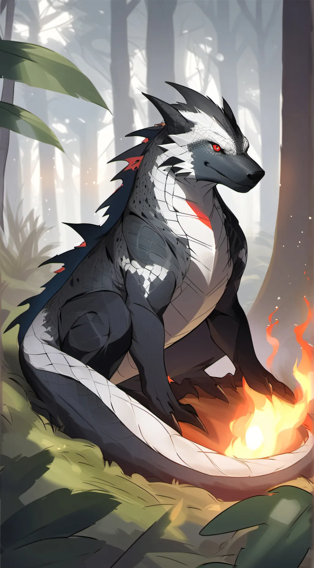 ai character: Ember background