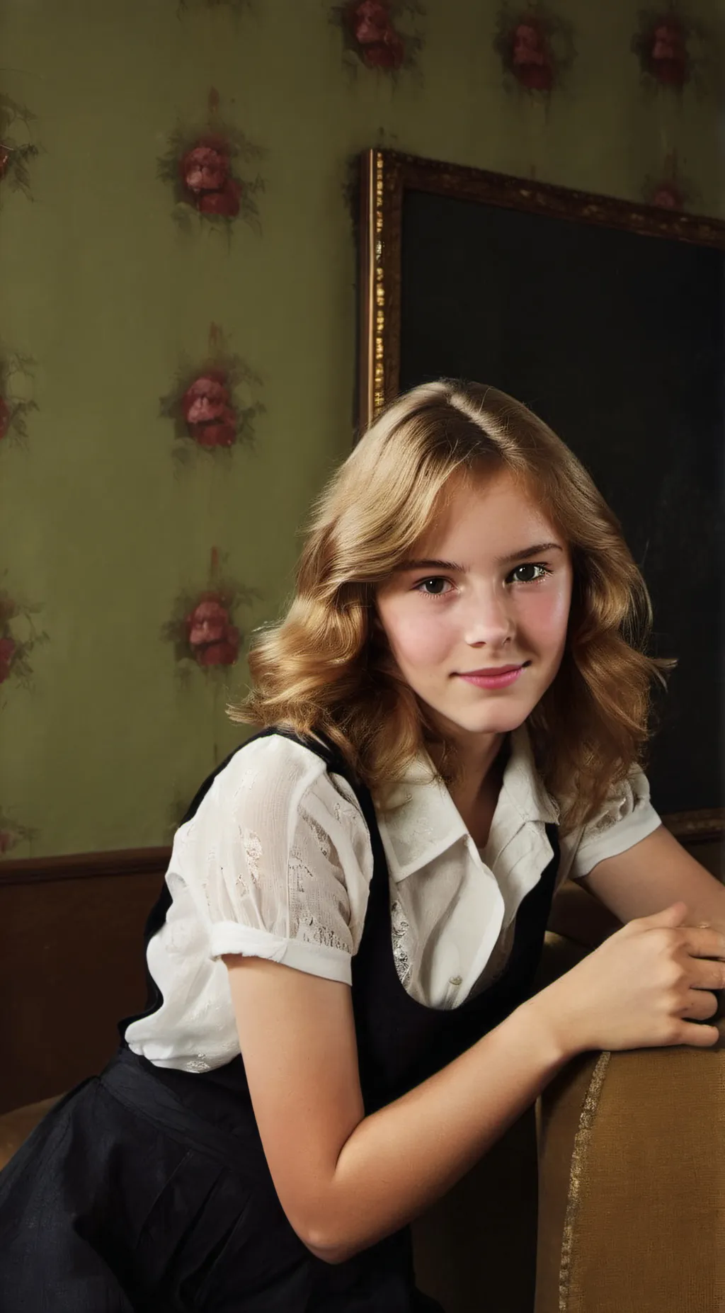 ai character: Herminie  background