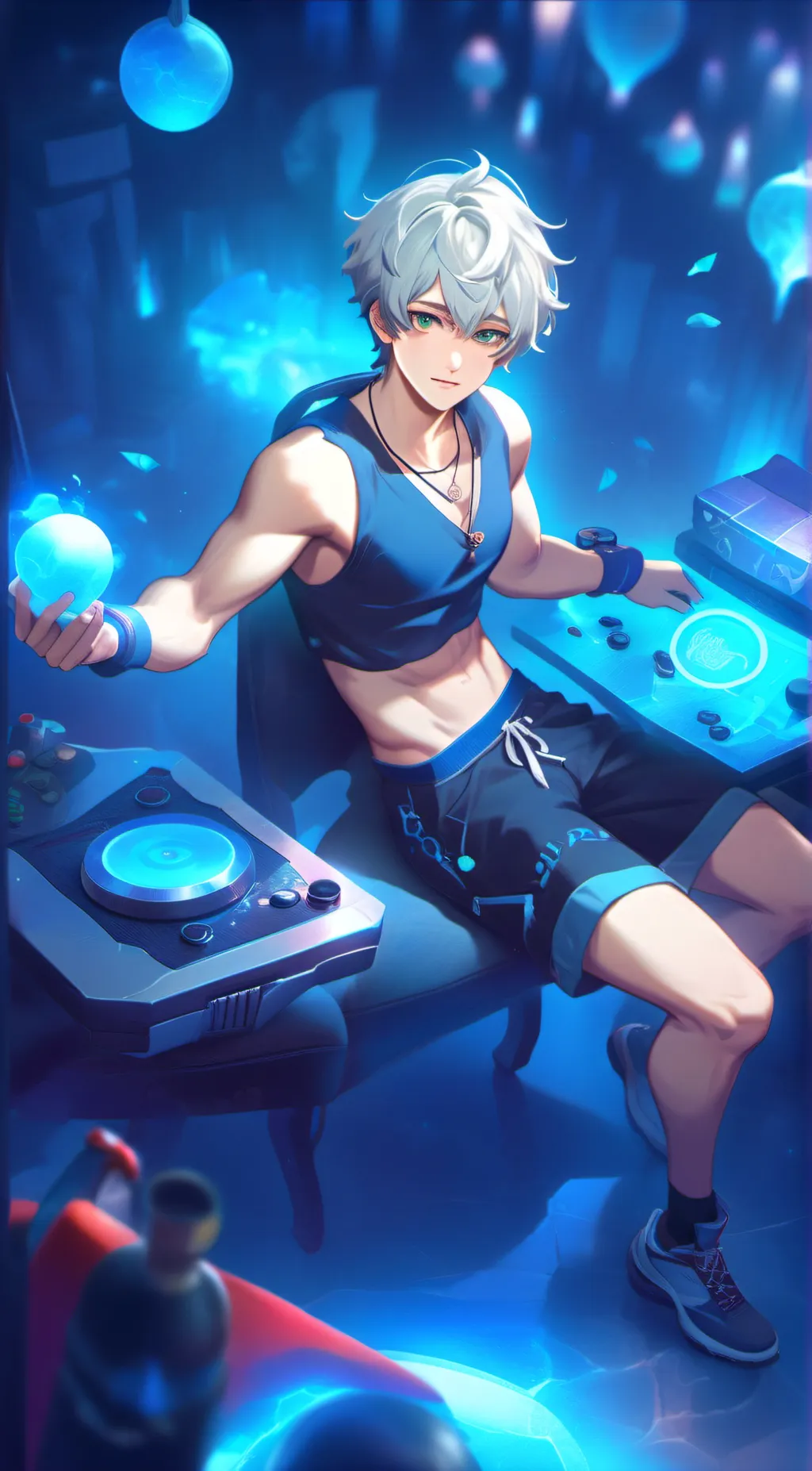 ai character: Kayden  background