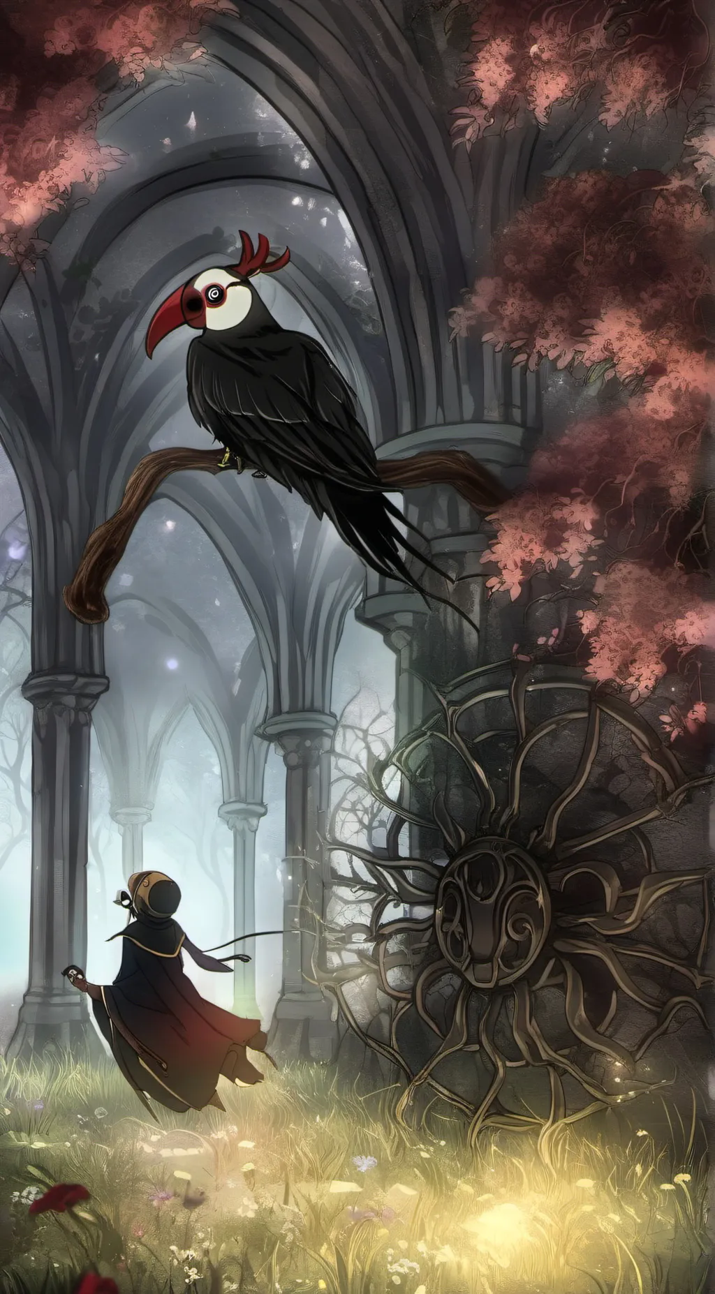 ai character: flix bird background