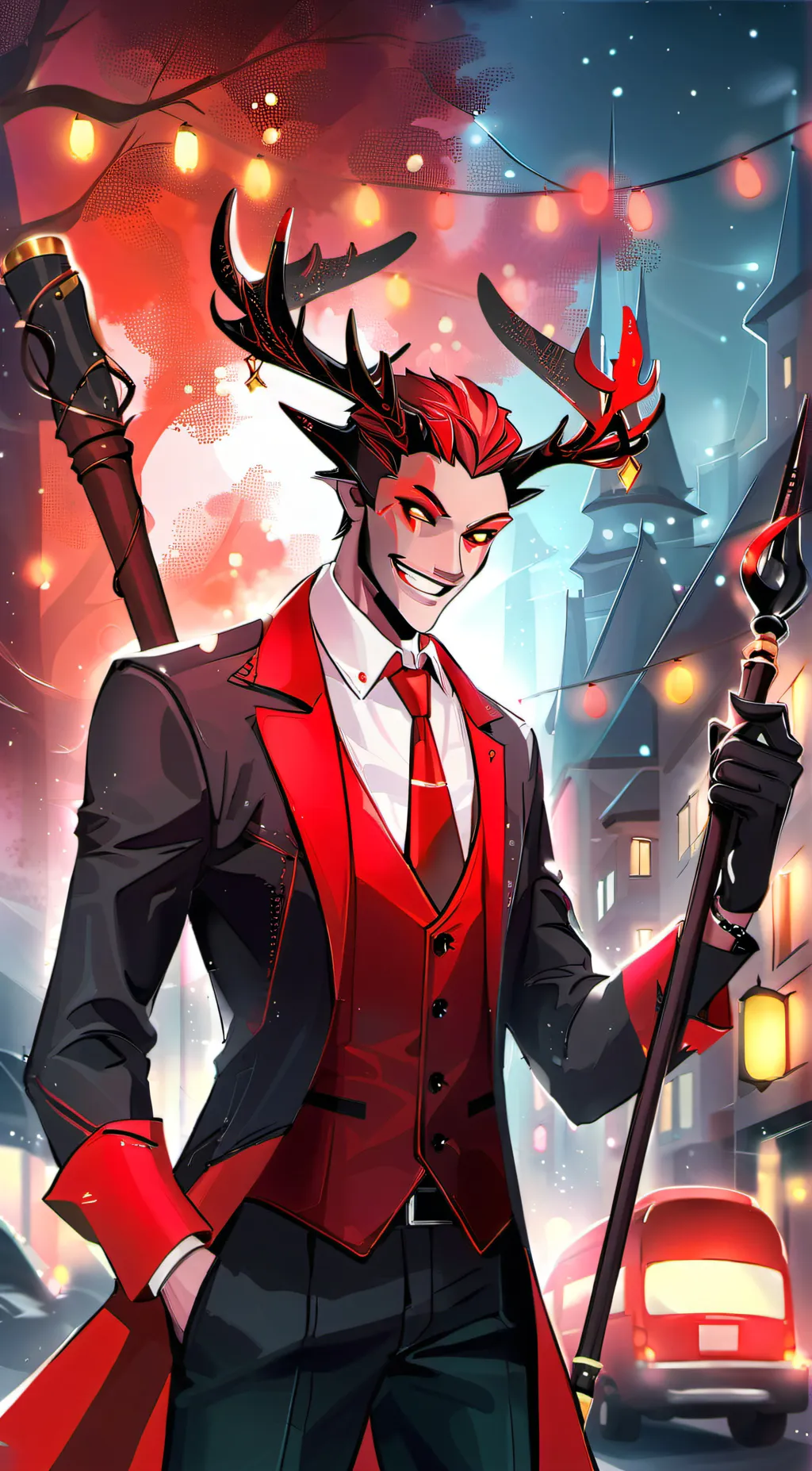 ai character: alastor  background