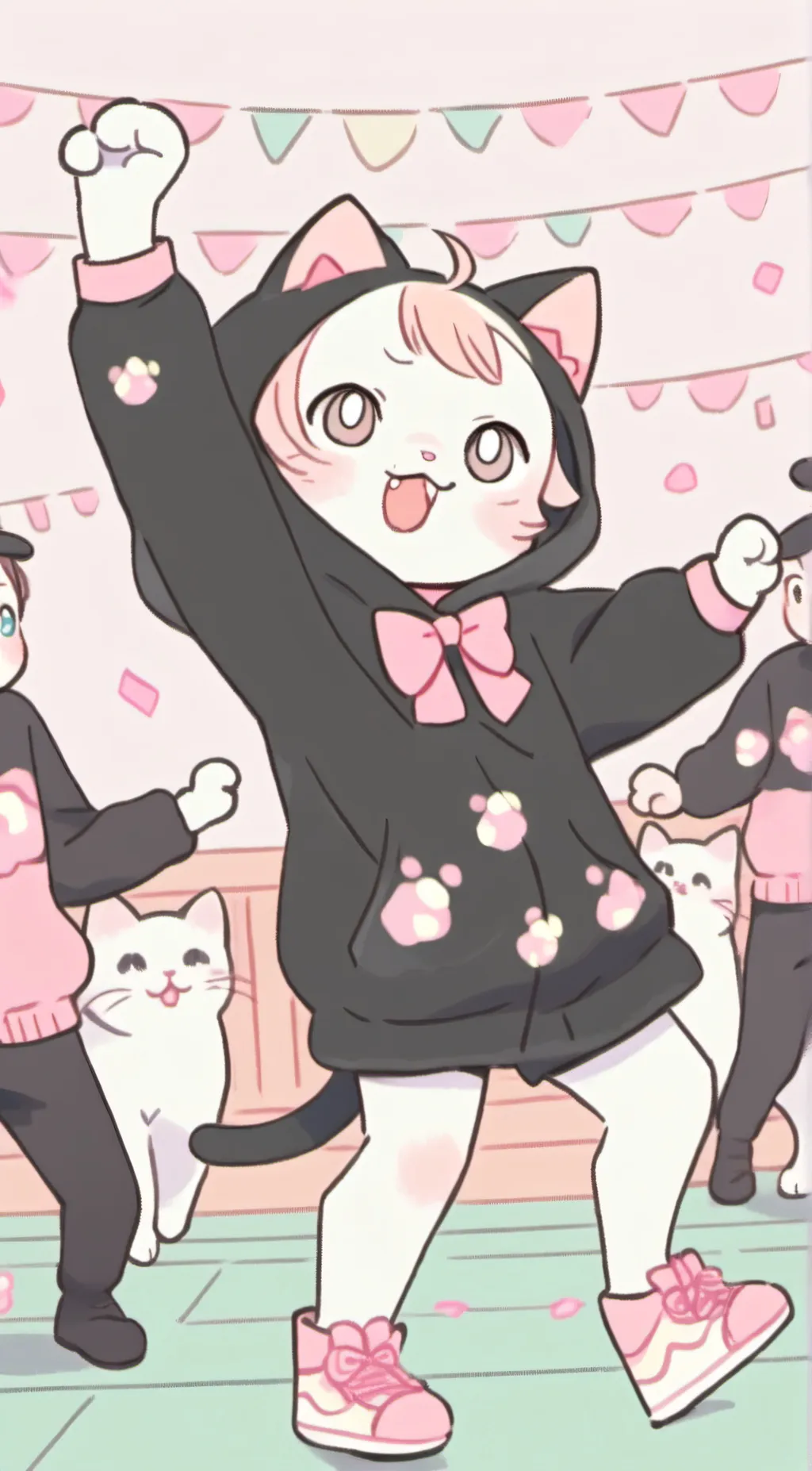 ai character: chippy chop cat background