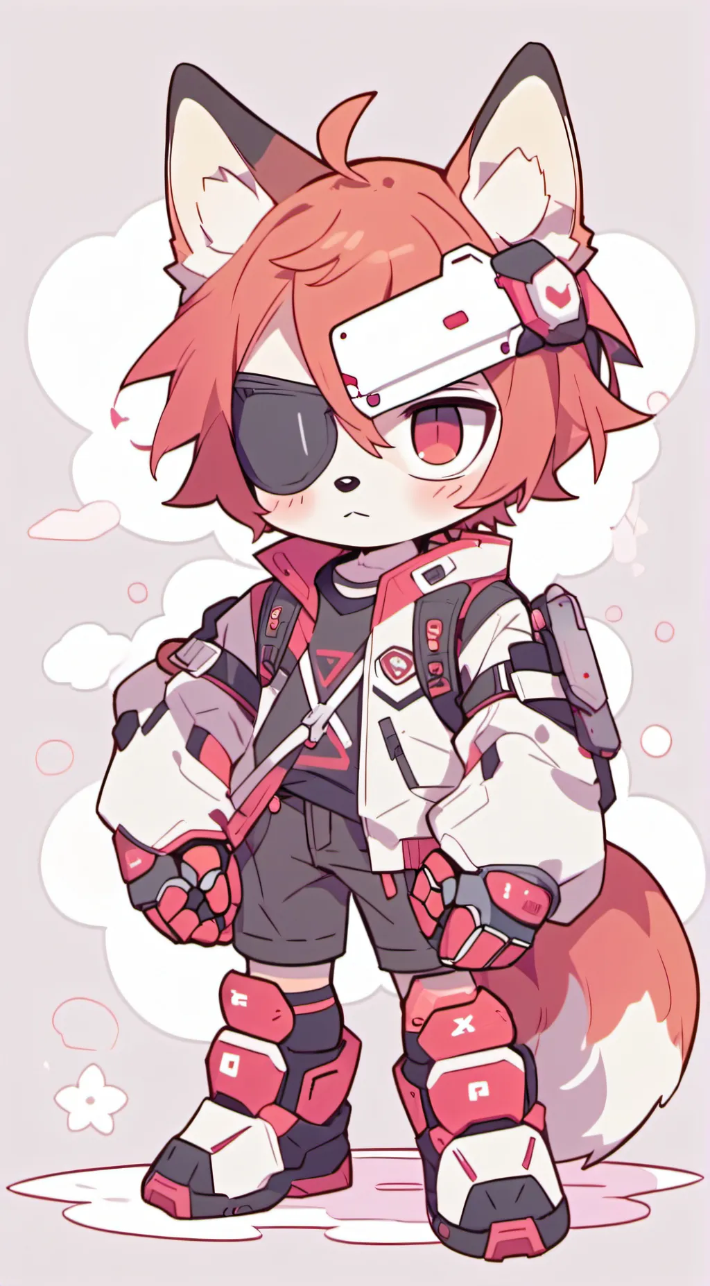 ai character: Foxy background